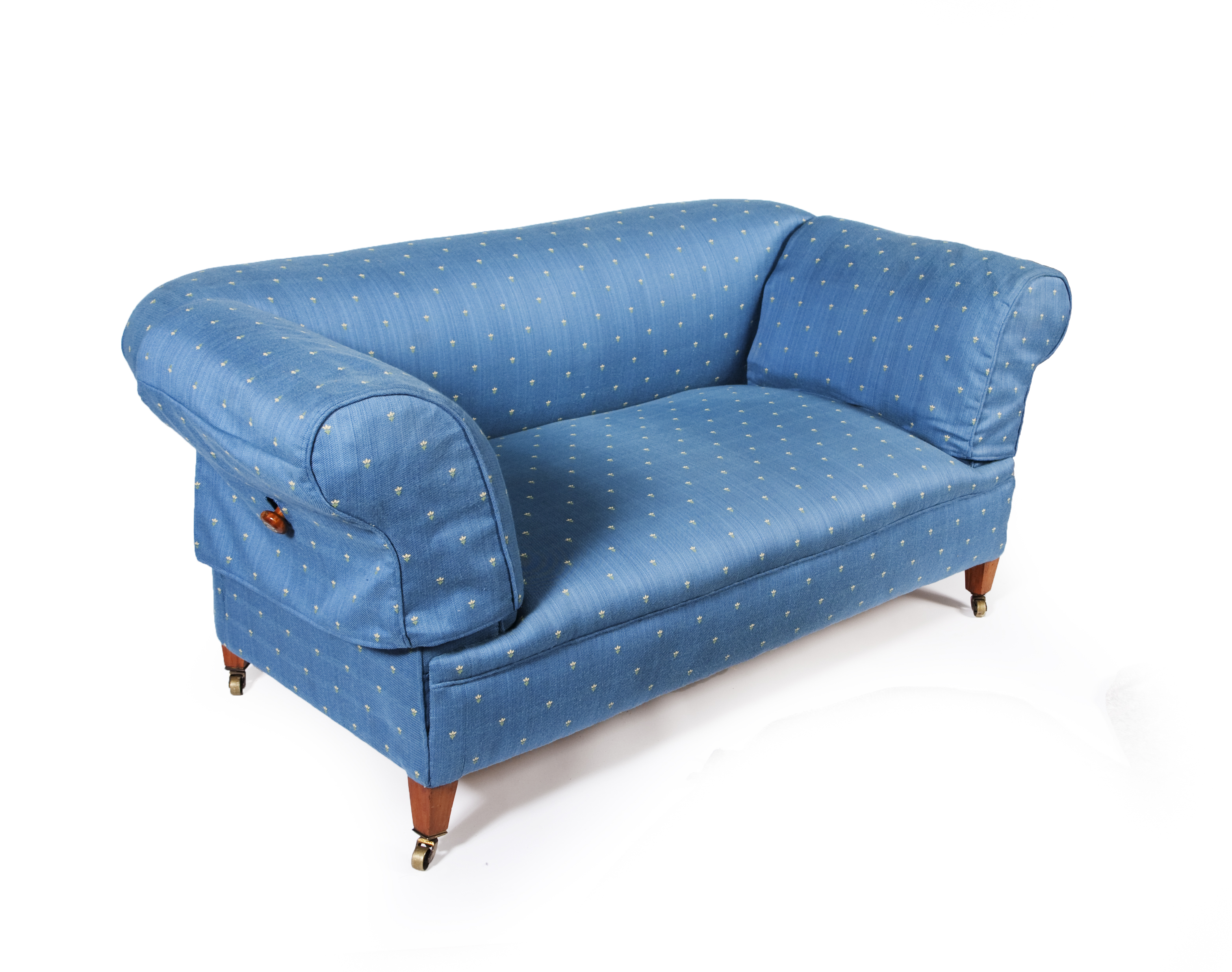 VICTORIAN CHESTERFIELD DROP END SETTEE