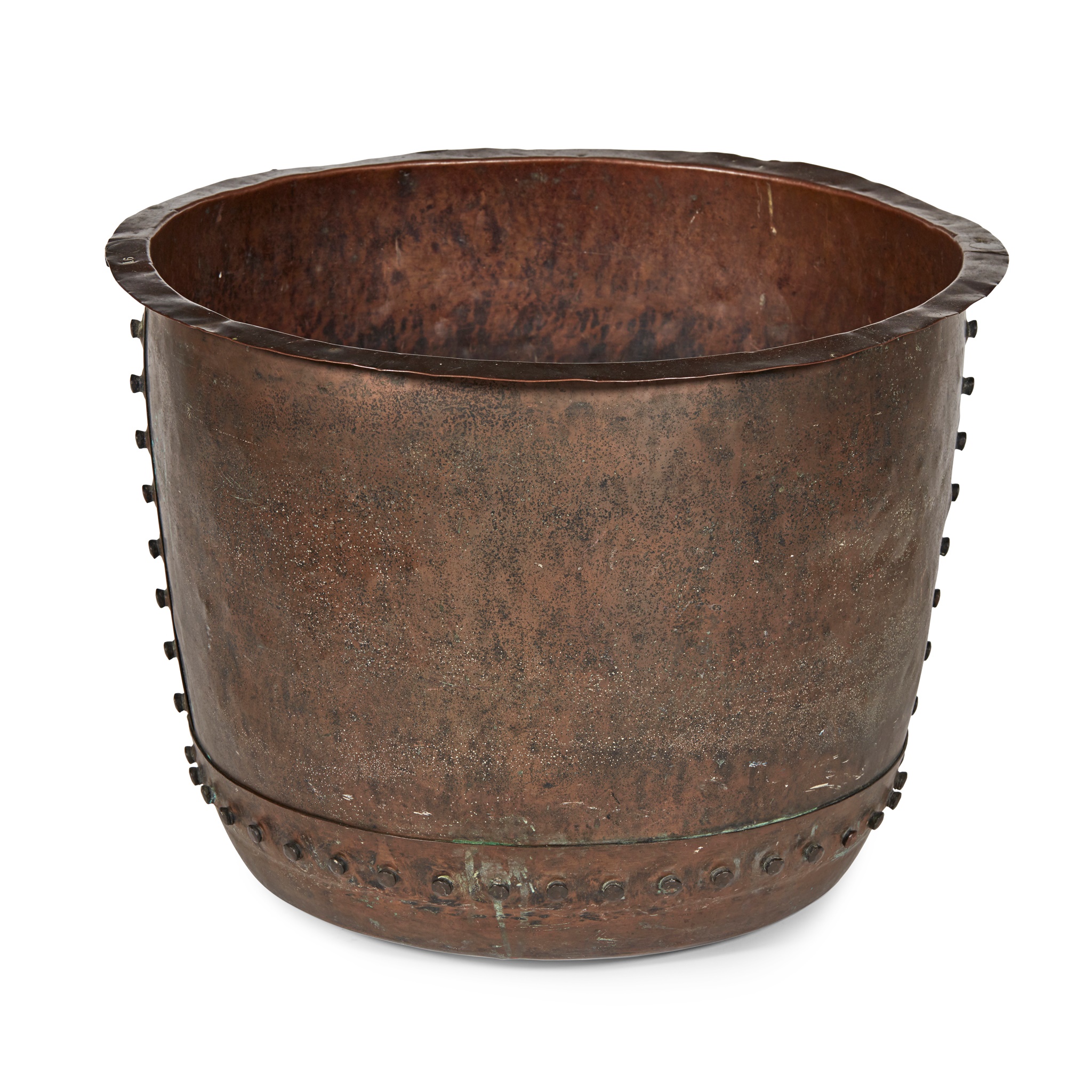 RIVETED COPPER POT