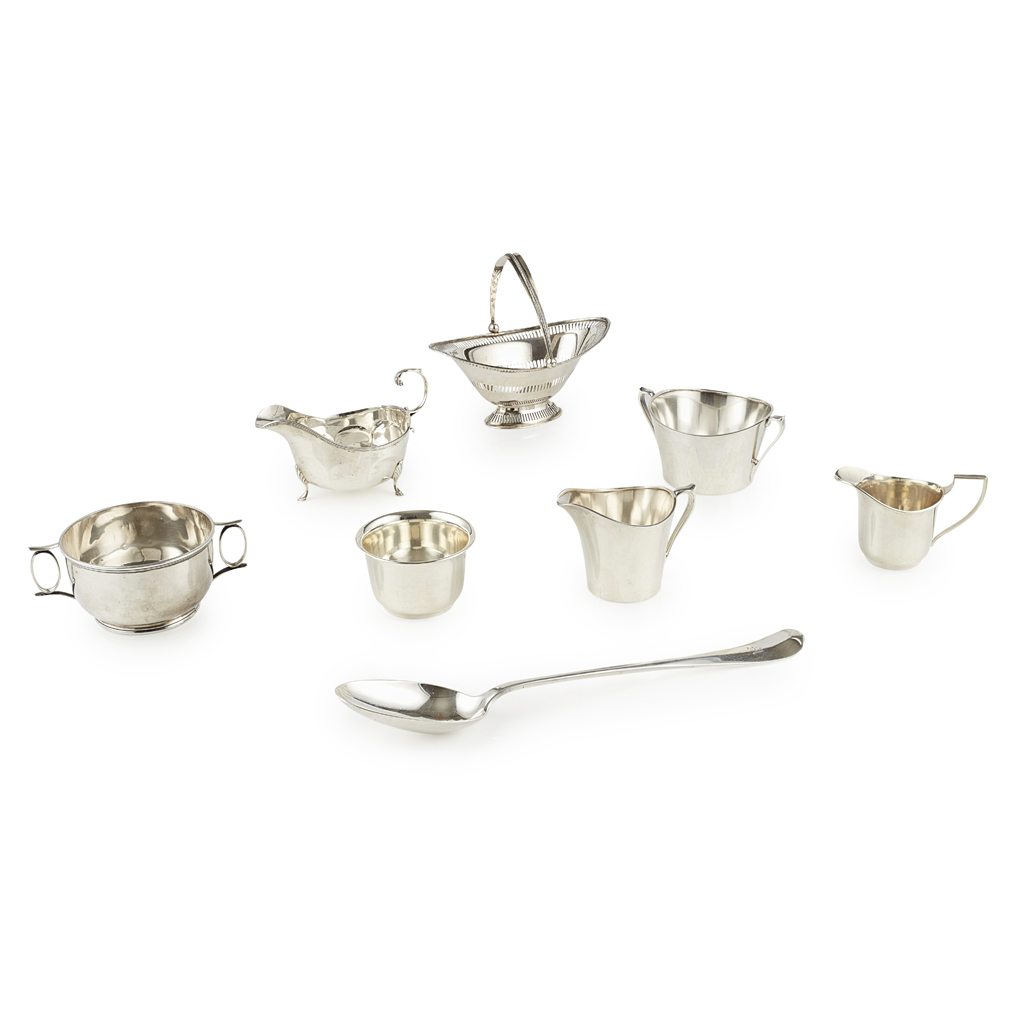 A collection of various items of table ware to include;