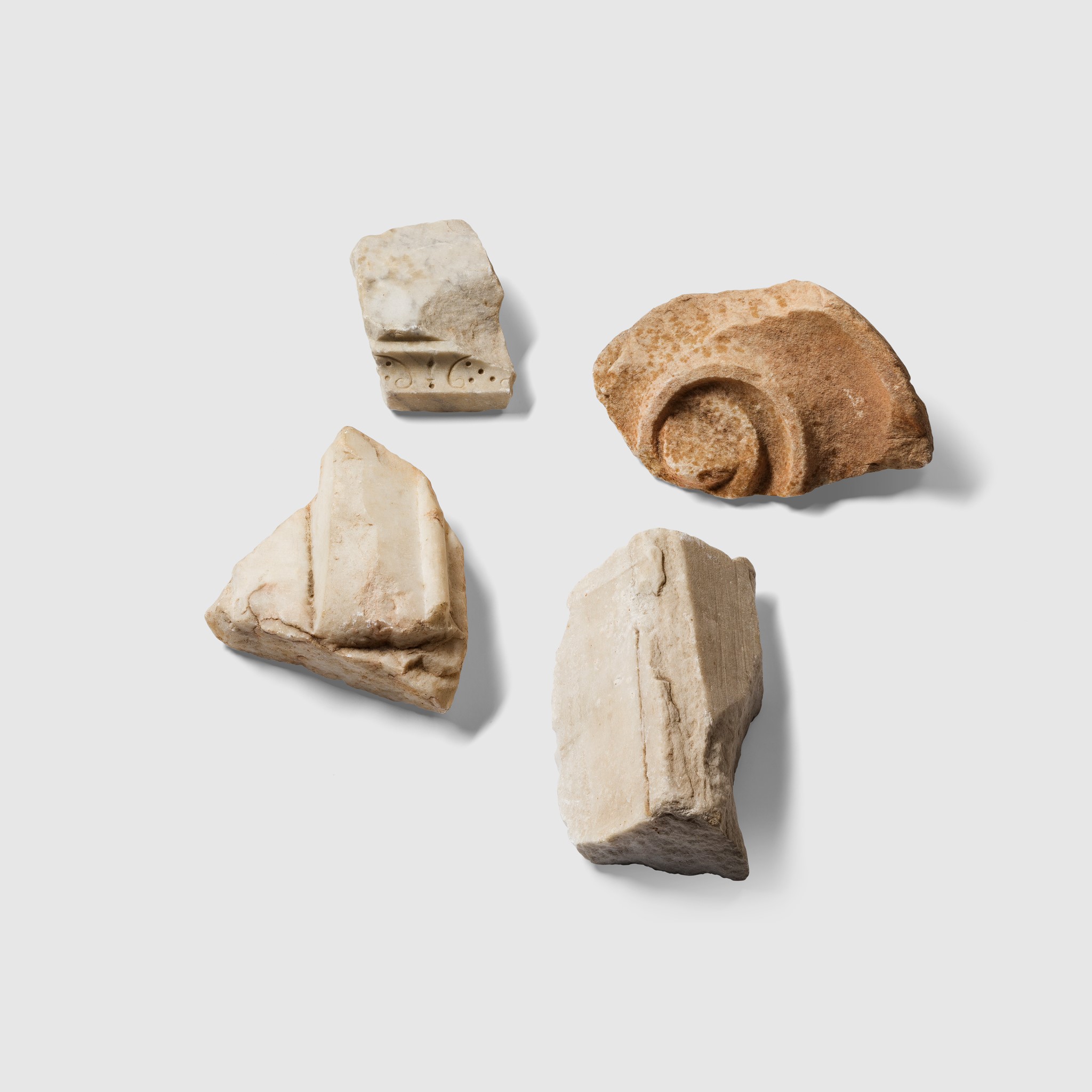 COLLECTION OF MARBLE FRAGMENTS