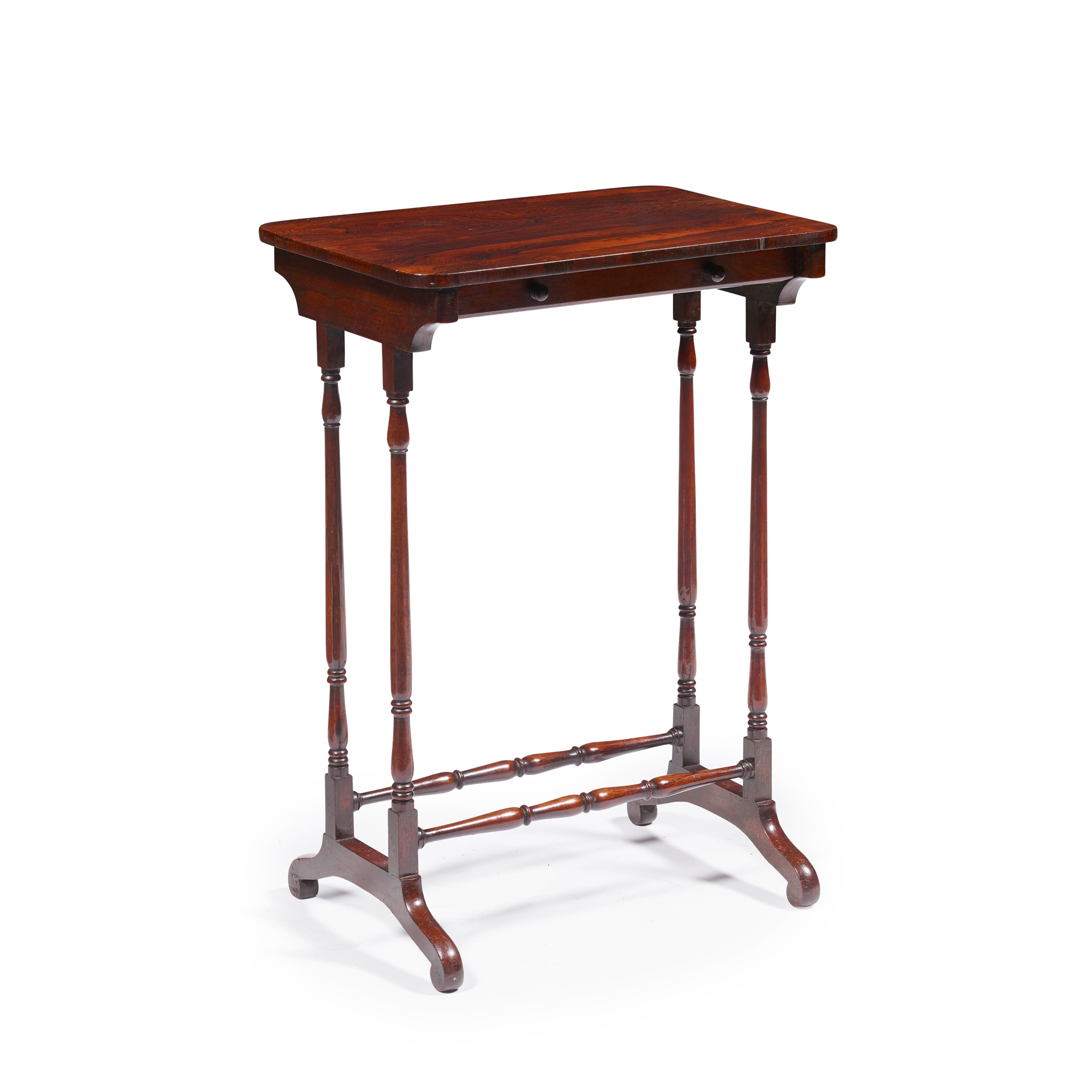 REGENCY ROSEWOOD LAMP TABLE