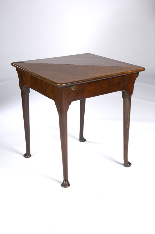 A George II period mahogany 'handkerchief' table