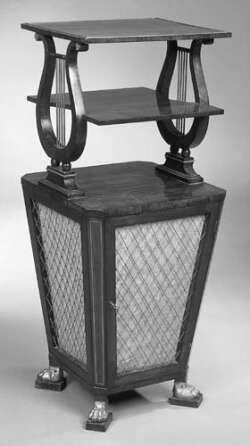 A 19th century rosewood whatnot