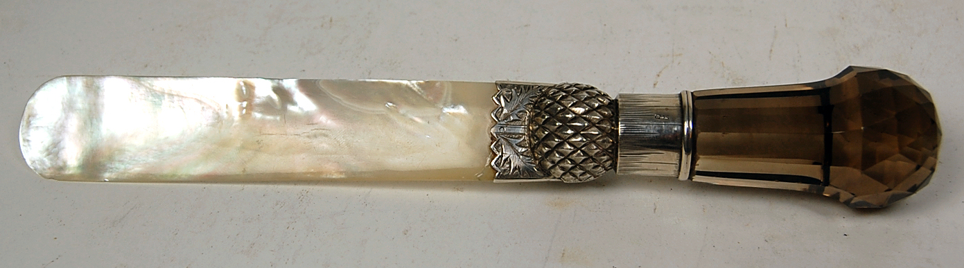 An Edwardian Scottish market paperknife
