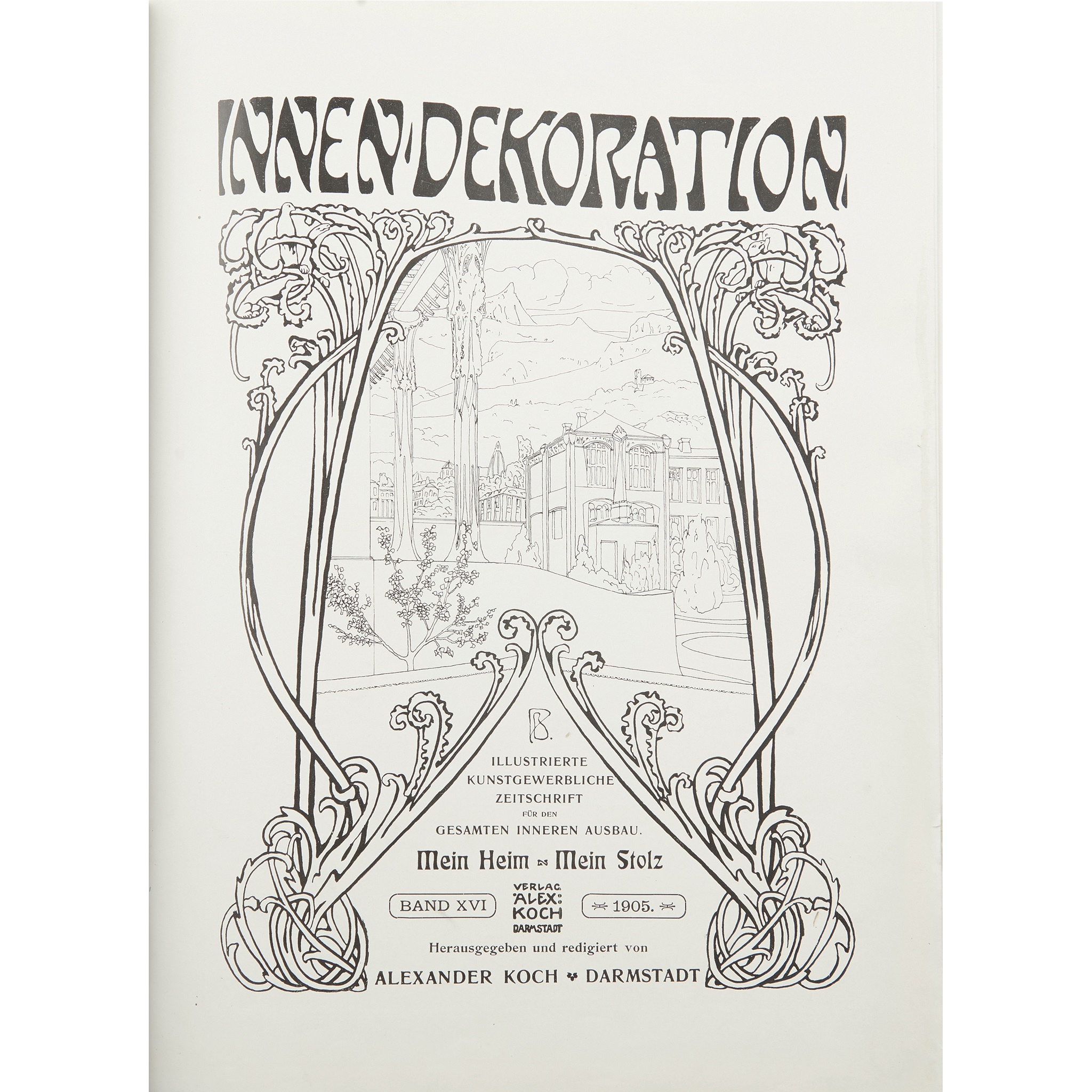 INNEN-DEKORATION: DIE GESAMTE WOHNUNGSKUNST IN BILD UND WORT HERAUSGEBER