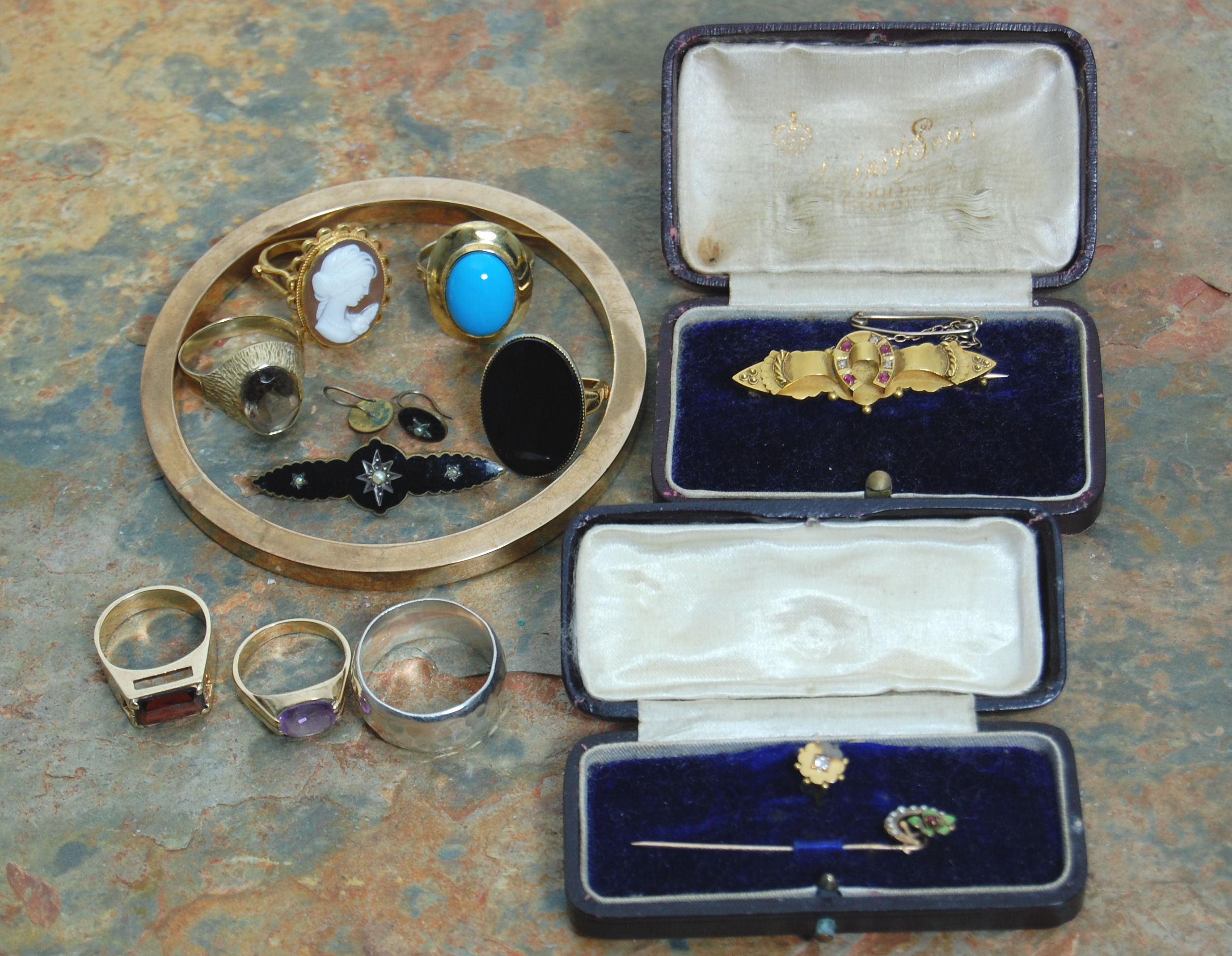 A collection of items,