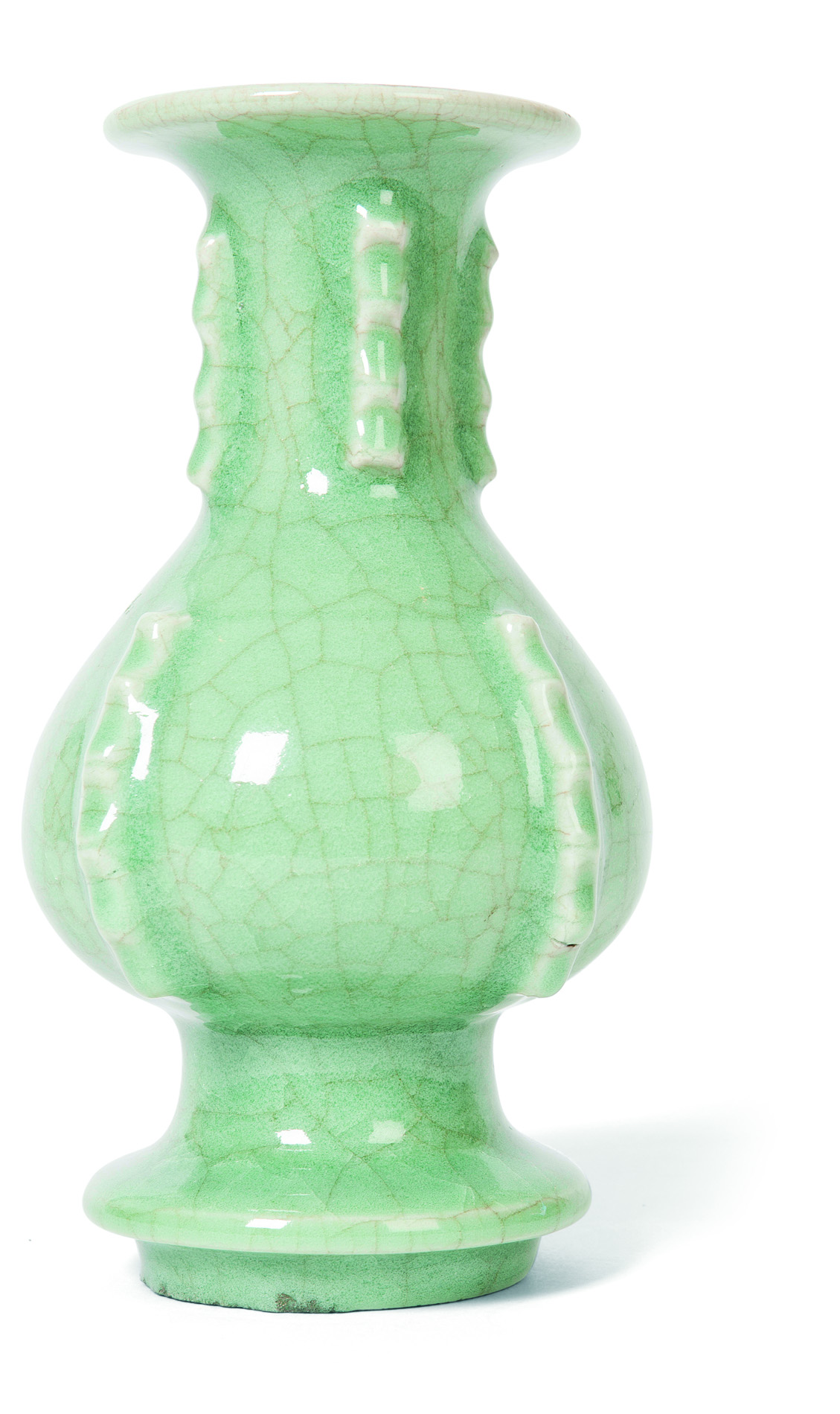CHINESE ARCHAIC STYLE CELADON VASE