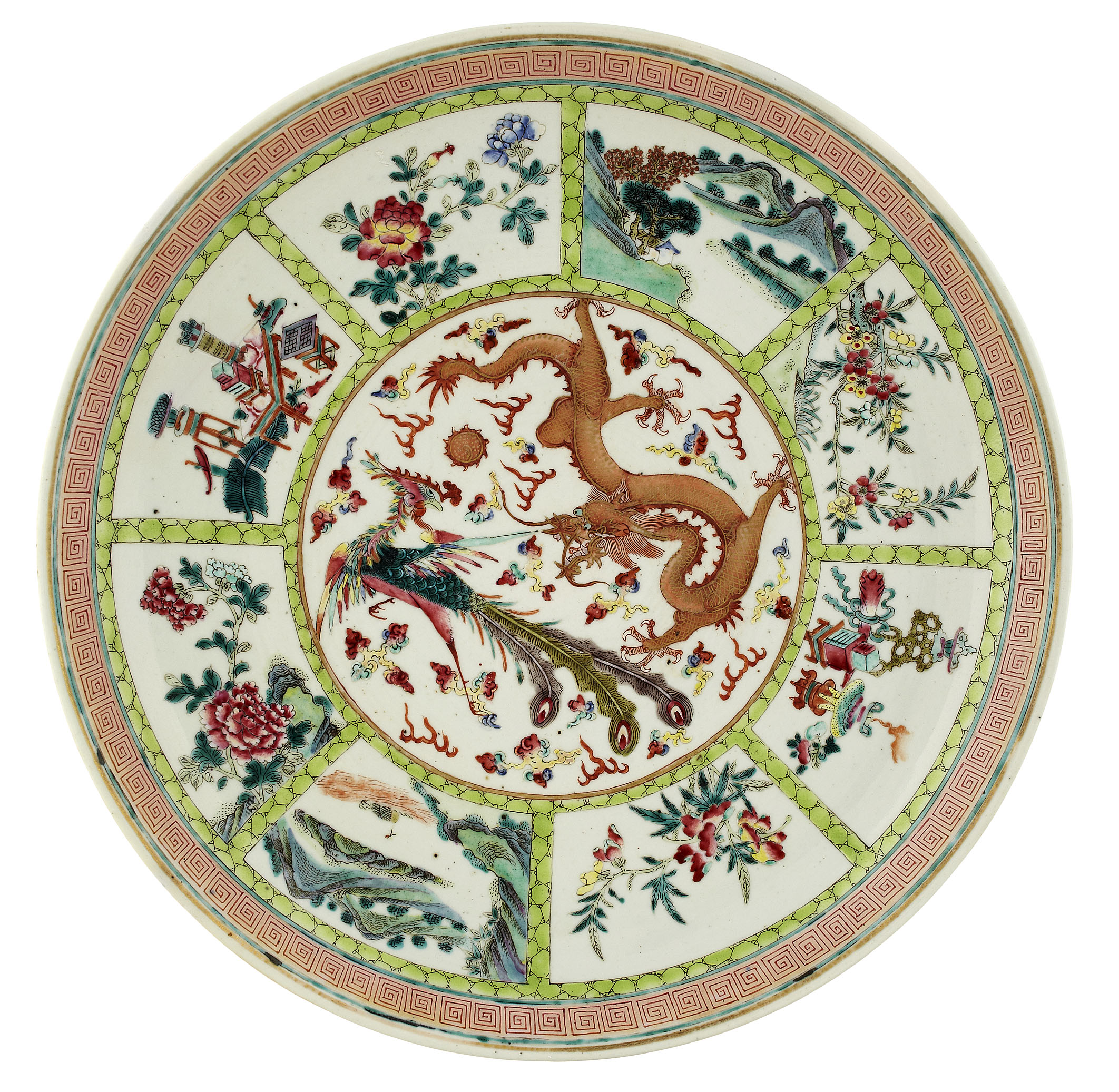 CHINESE FAMILLE ROSE CHARGER