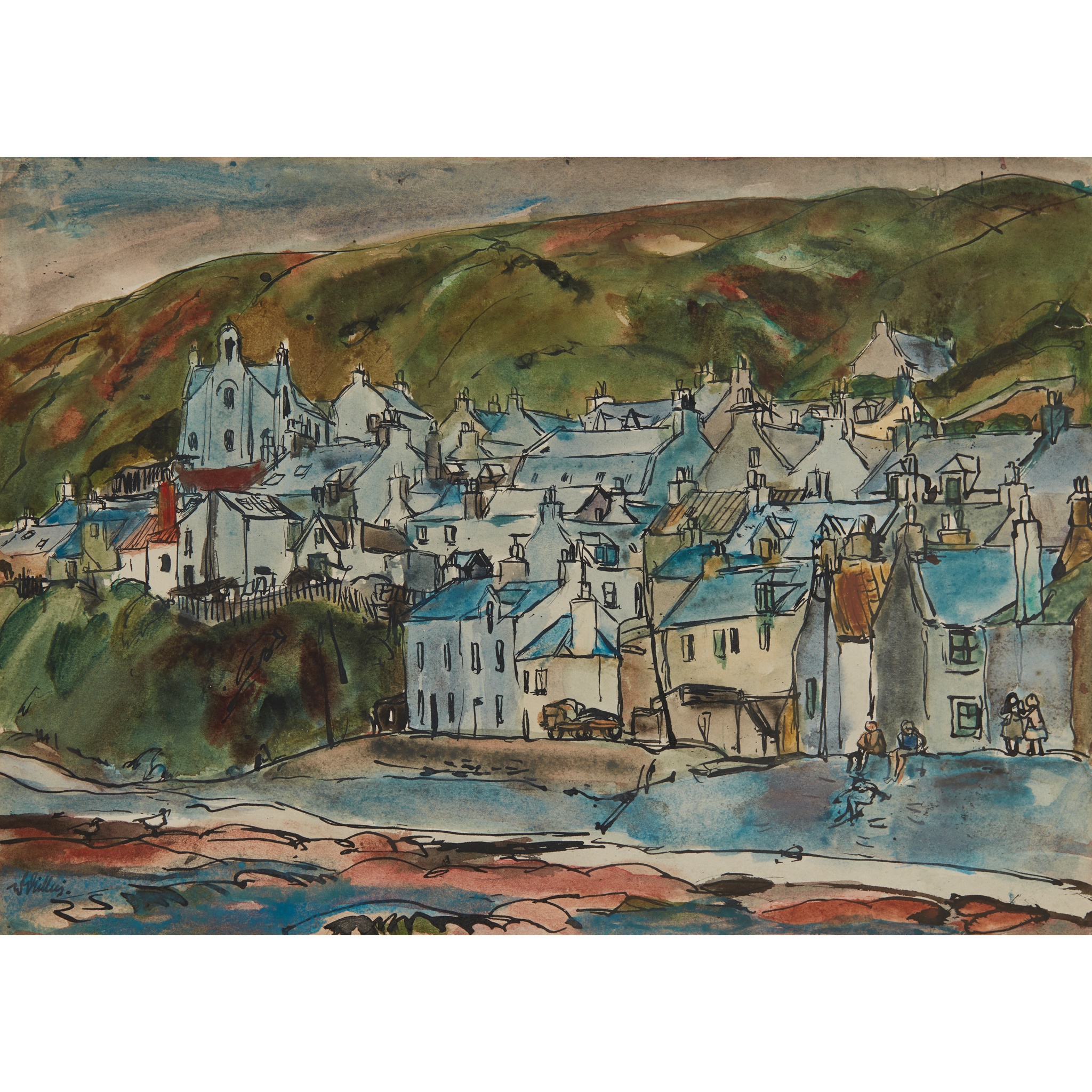 SIR WILLIAM GEORGE GILLIES C.B.E., L.L.D., R.S.A., P.R.S.W., R.A. (SCOTTISH 1898-1973)