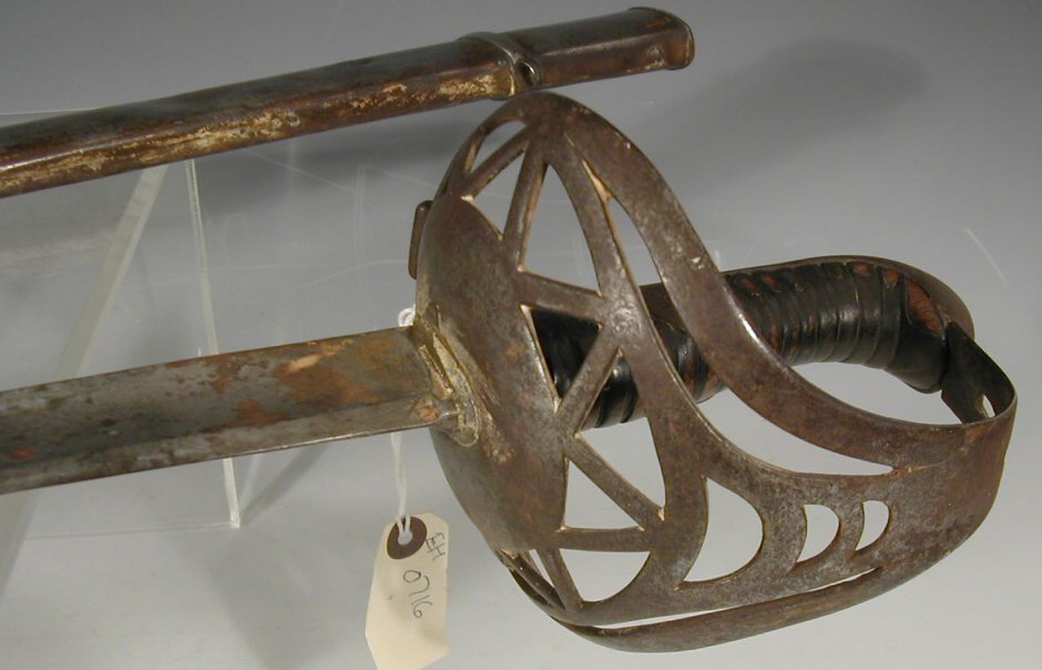 A scarce early 19th century Heavy Cavalry (possibly Household Cavalry) troopers sword