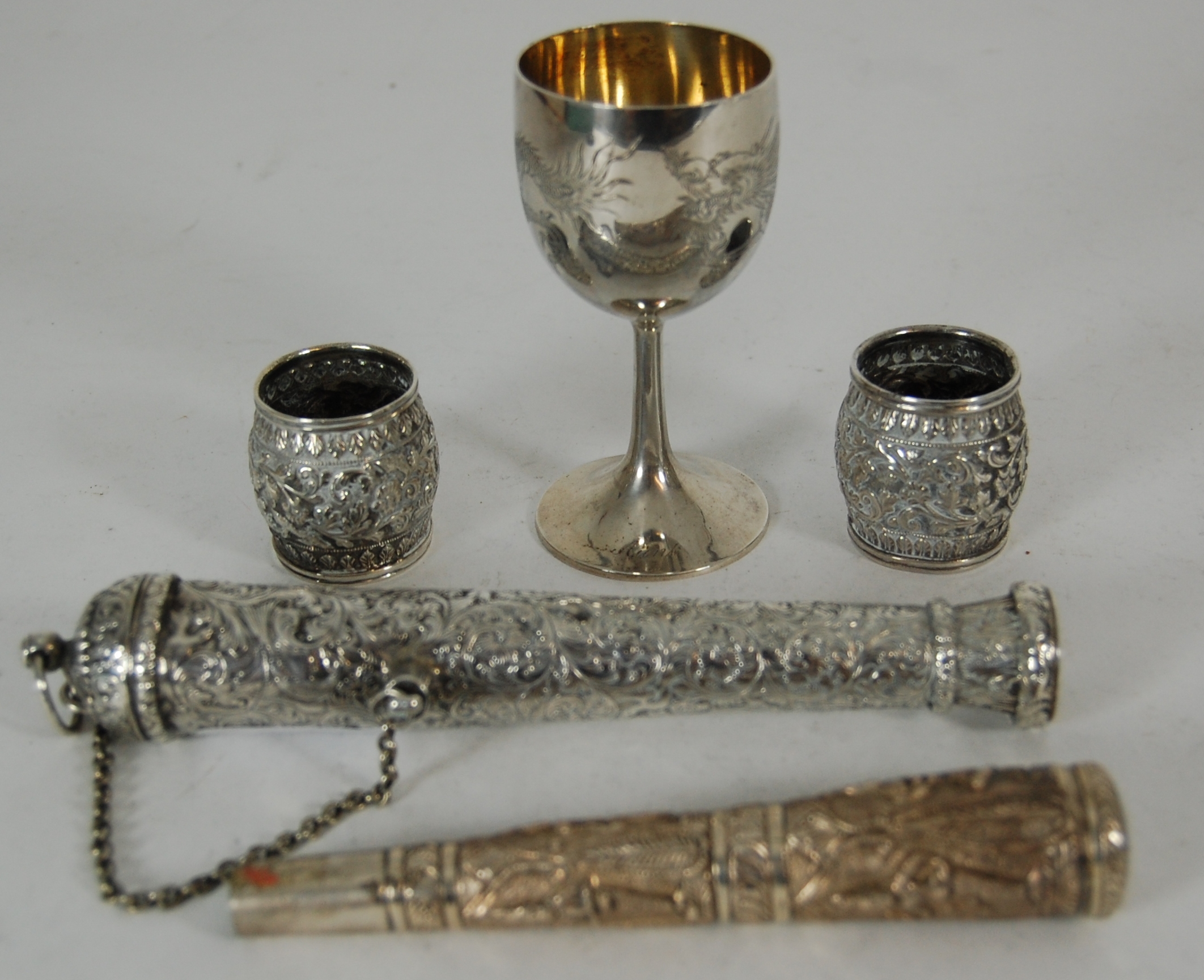 An Indian model of a canon