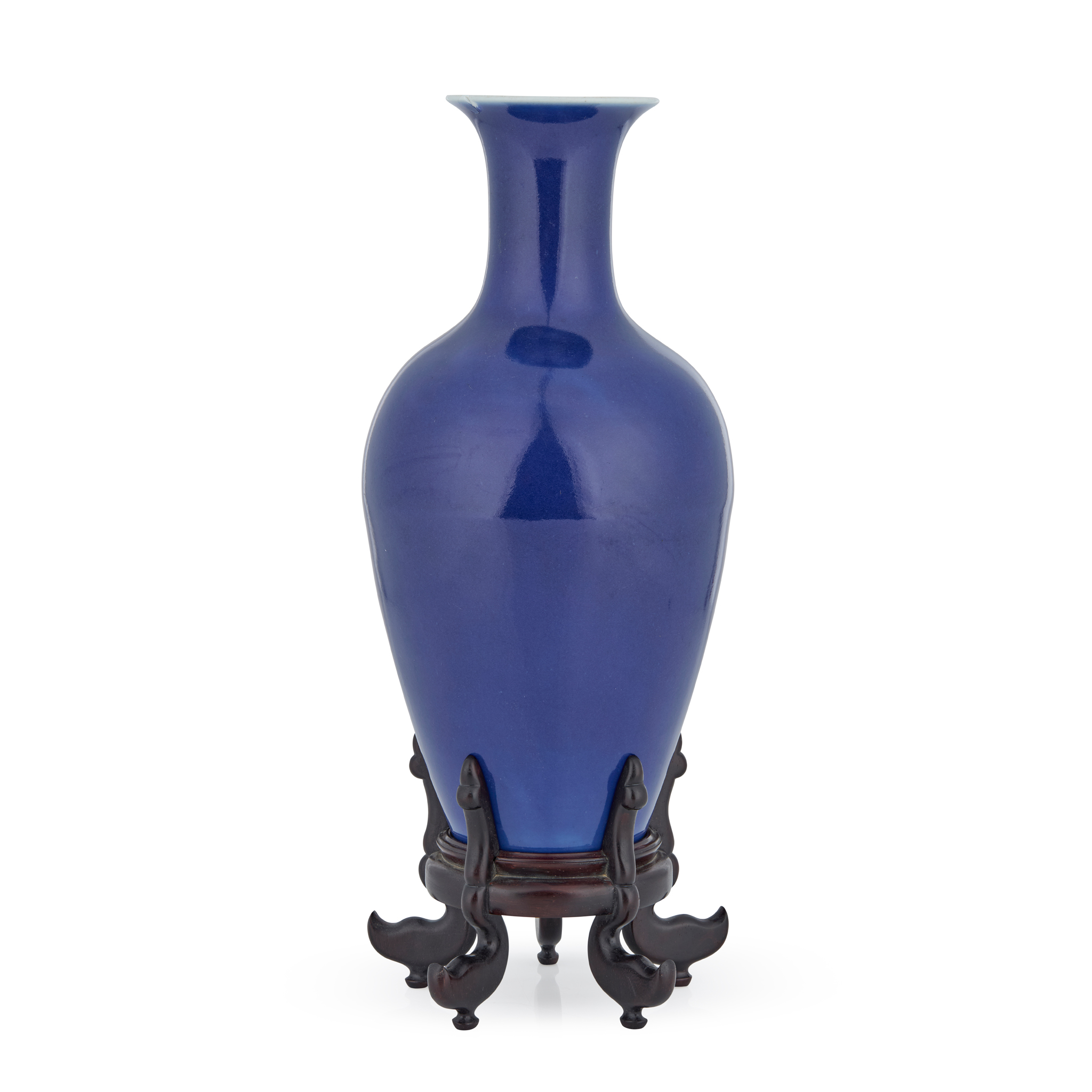 CHINESE BLUE-GLAZED VASE
