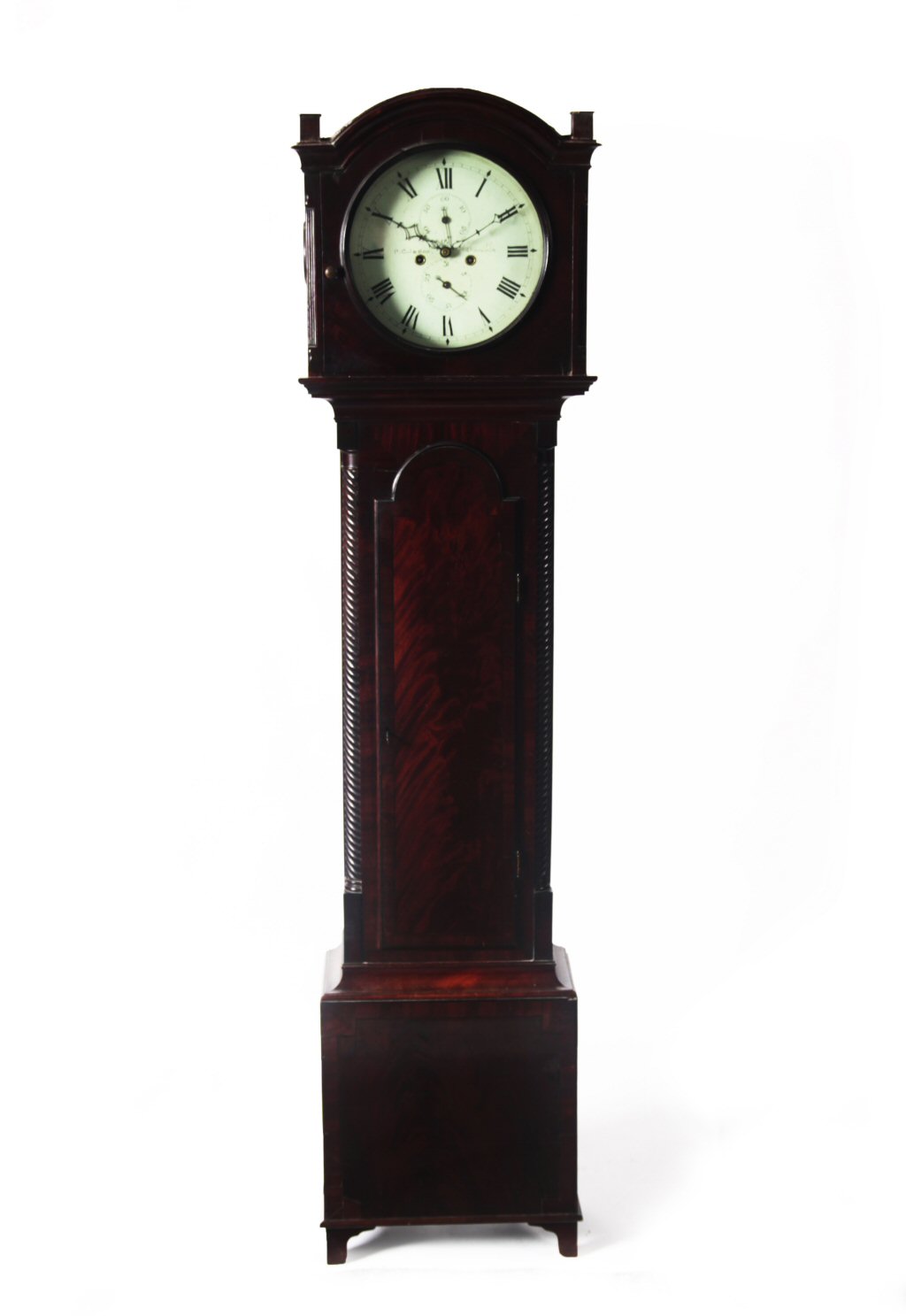 MAHOGANY LONGCASE CLOCK, BY P. GILL & SONS, ABERDEEN