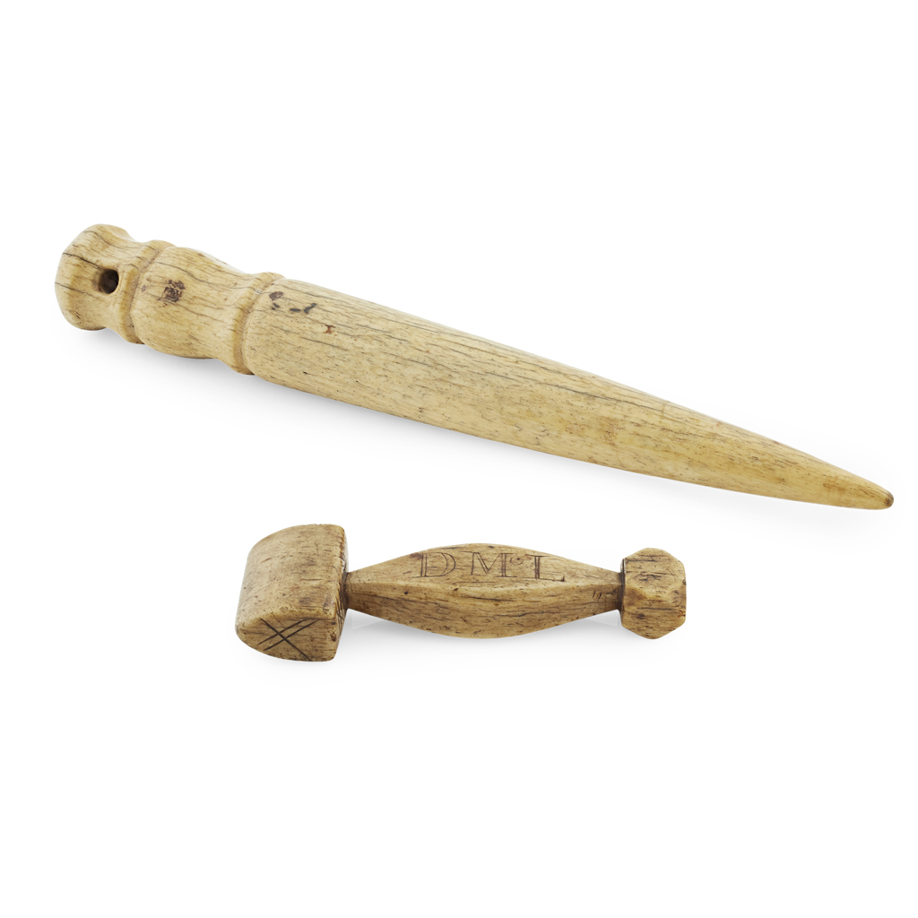 A SCOTTISH WHALE BONE SEAM RUBBER