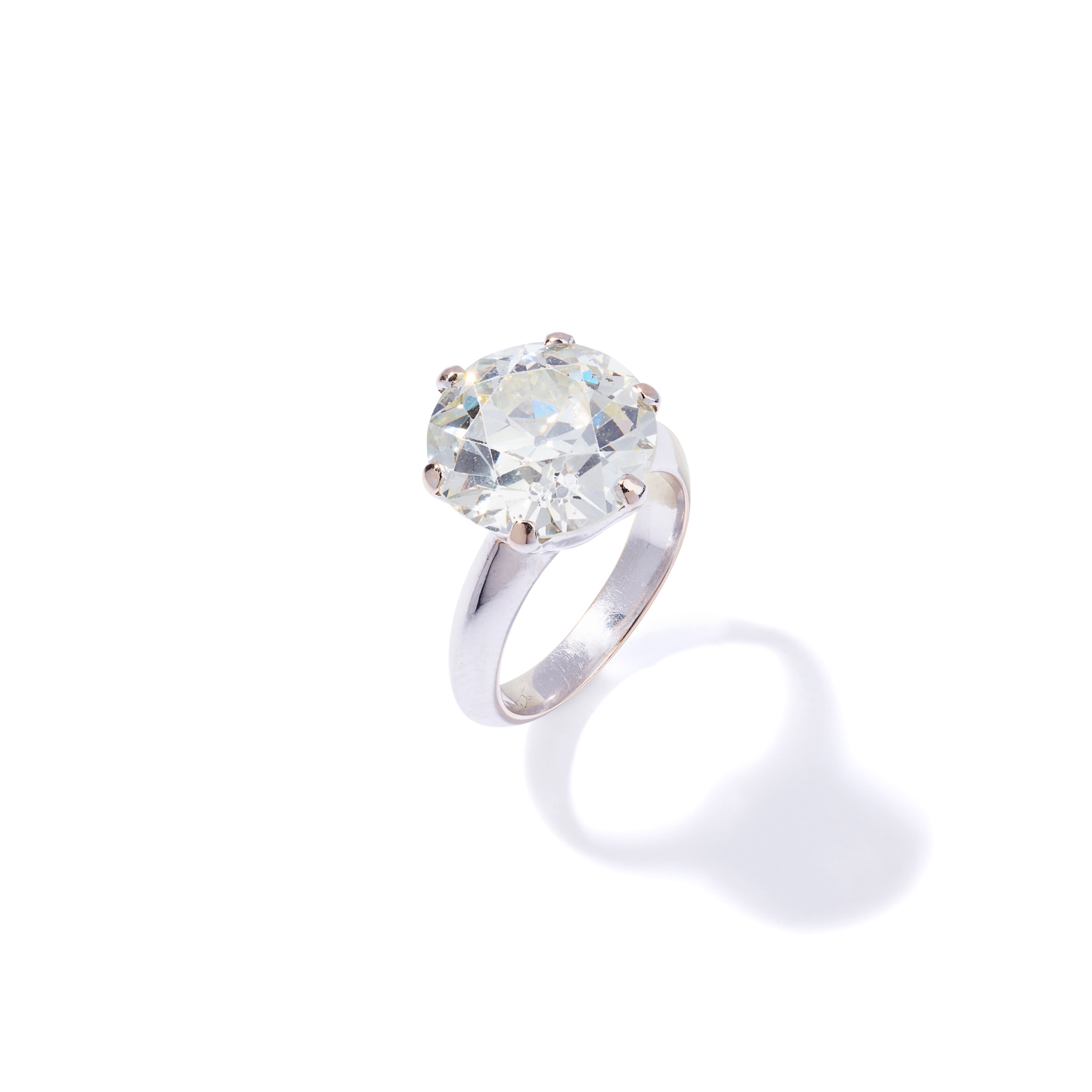 A 9.76ct diamond single-stone ring