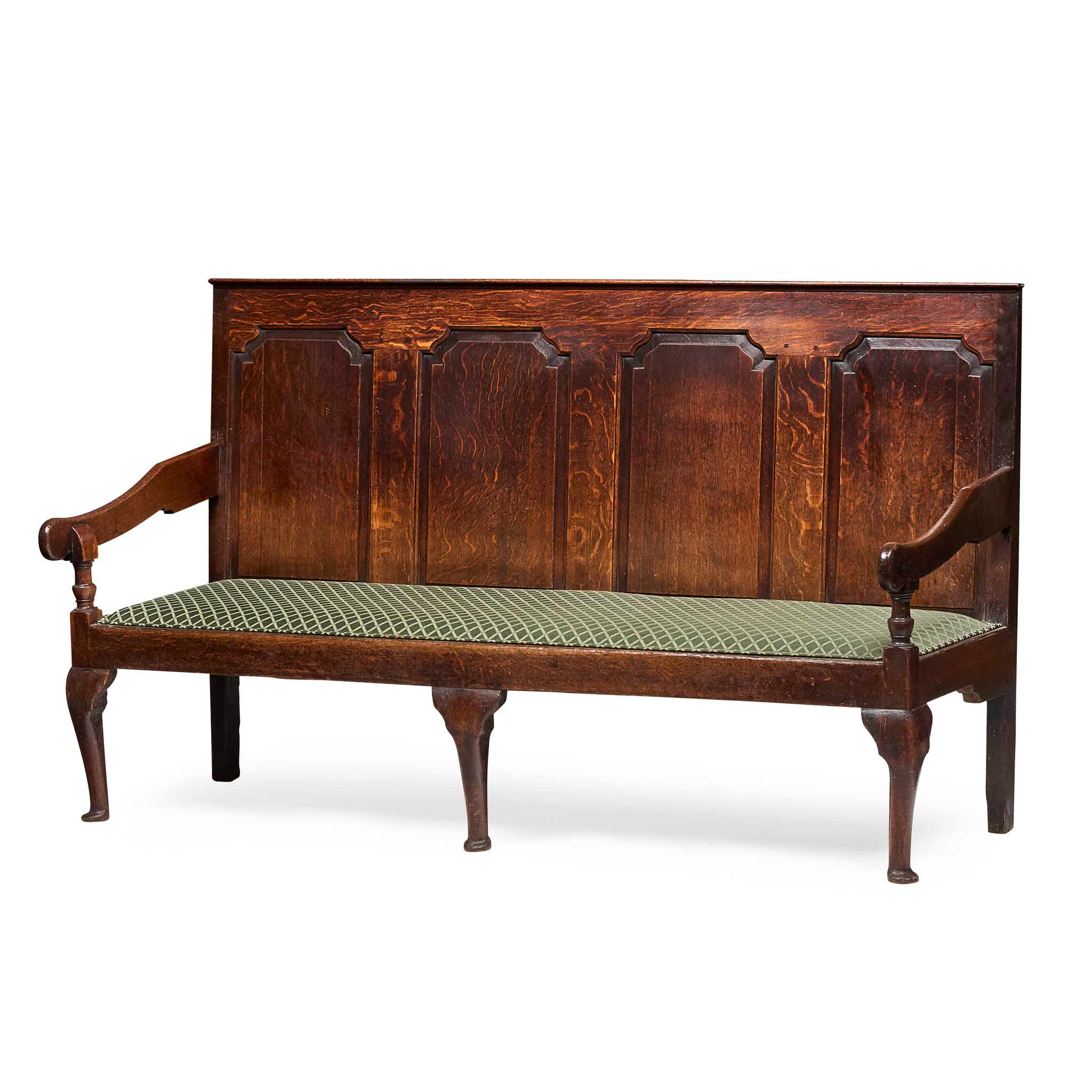 GEORGE III OAK SETTLE