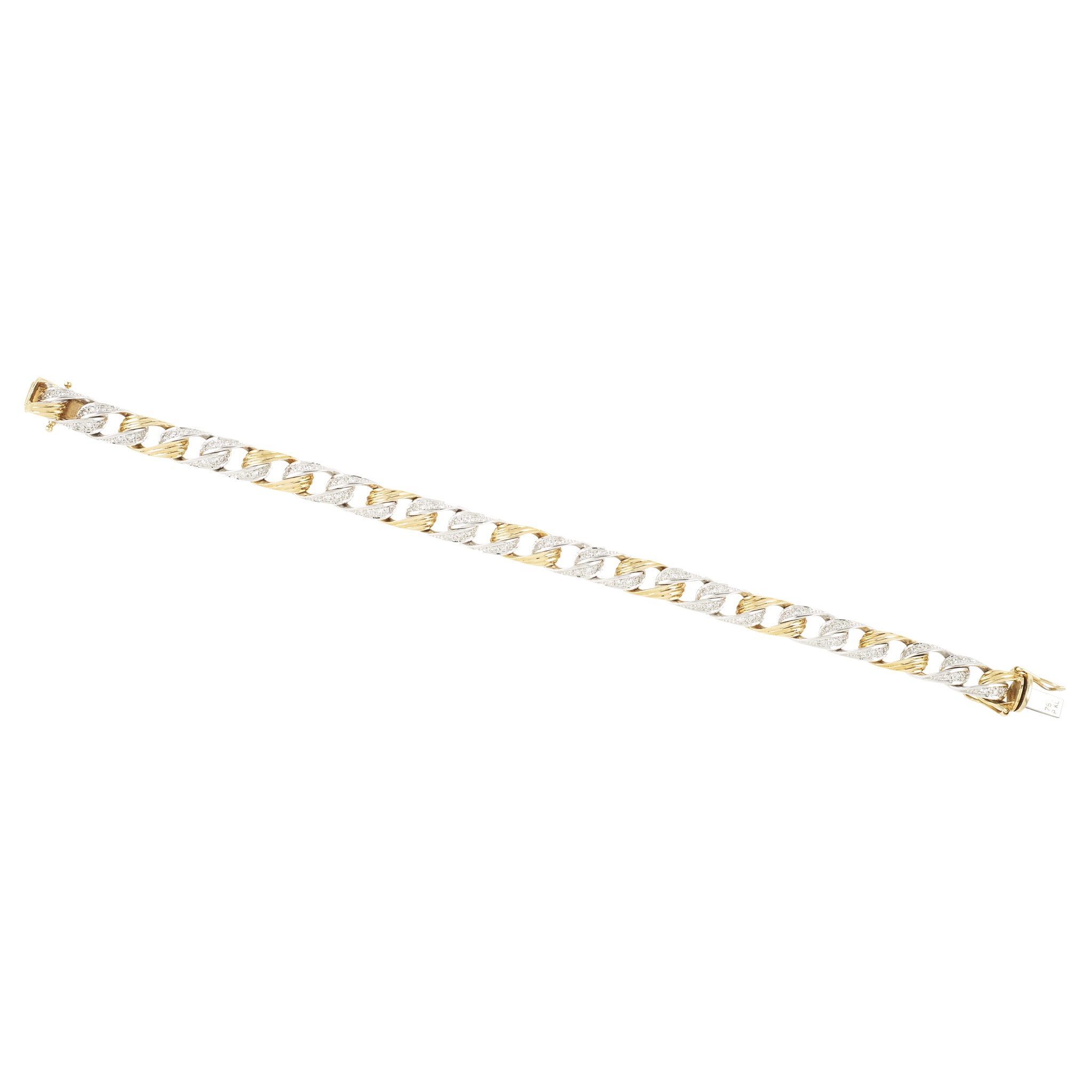A diamond set bracelet