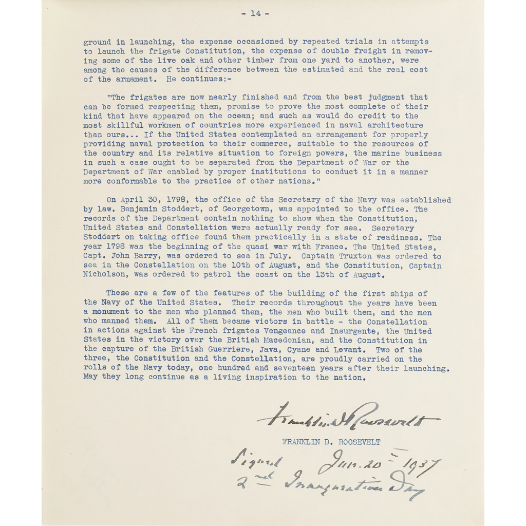 ROOSEVELT, FRANKLIN D.