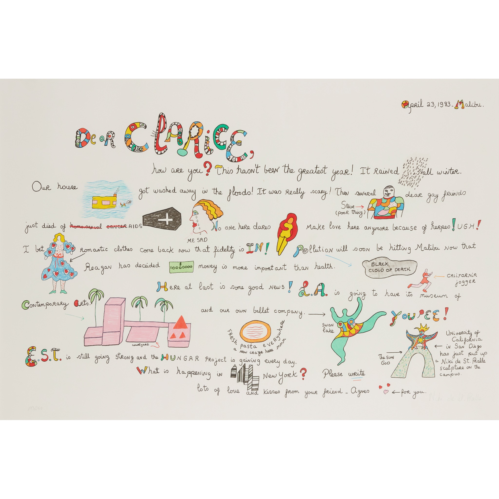 NIKI DE SAINT PHALLE (FRENCH/AMERICAN 1930-2002)