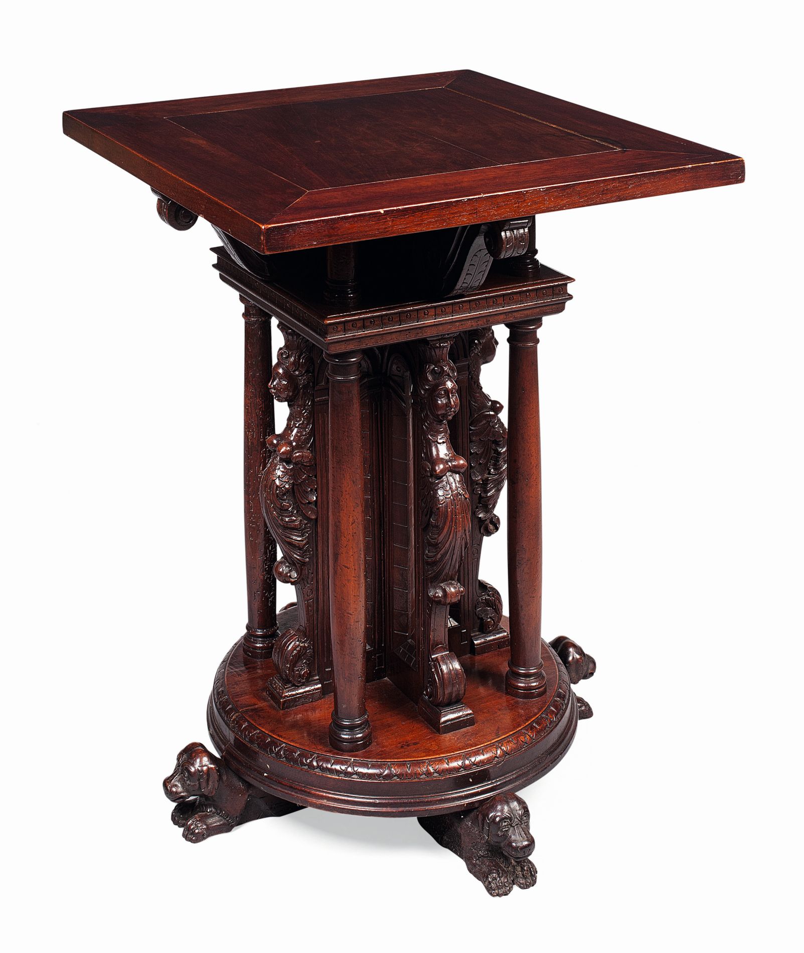 FRENCH WALNUT CENTRE TABLE