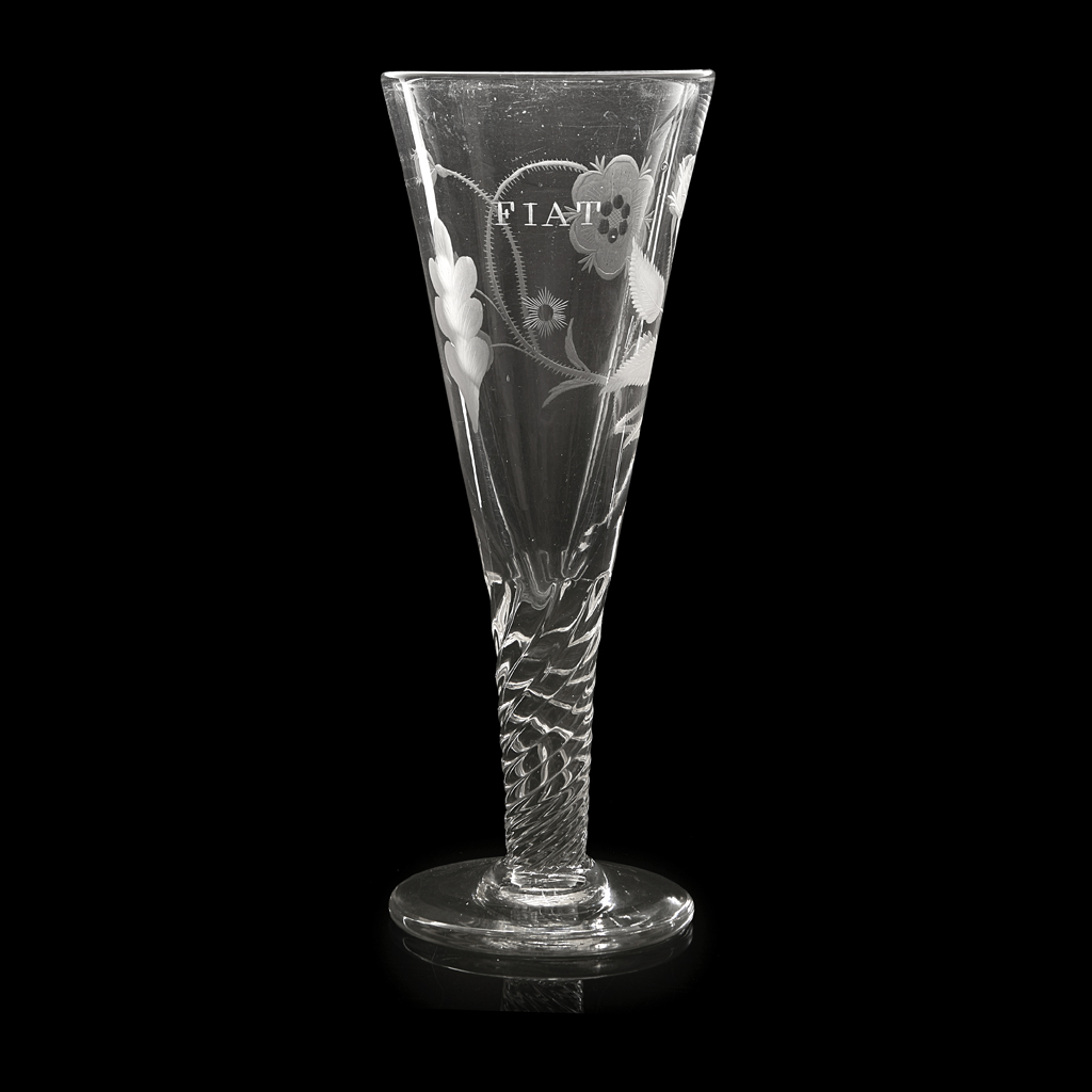 IMPRESSIVE LARGE JACOBITE REVIVAL COMMUNAL DRINKING GOBLET