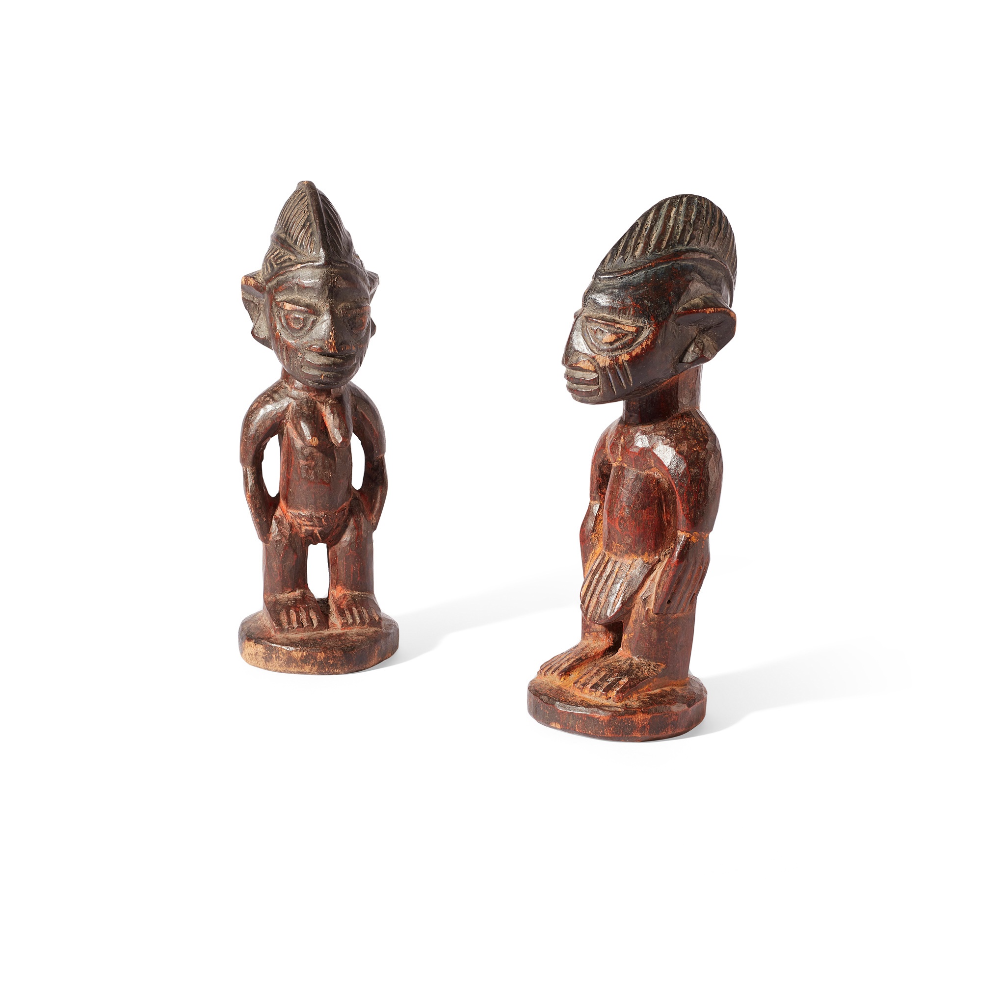 PAIR OF WOODEN IBEJI