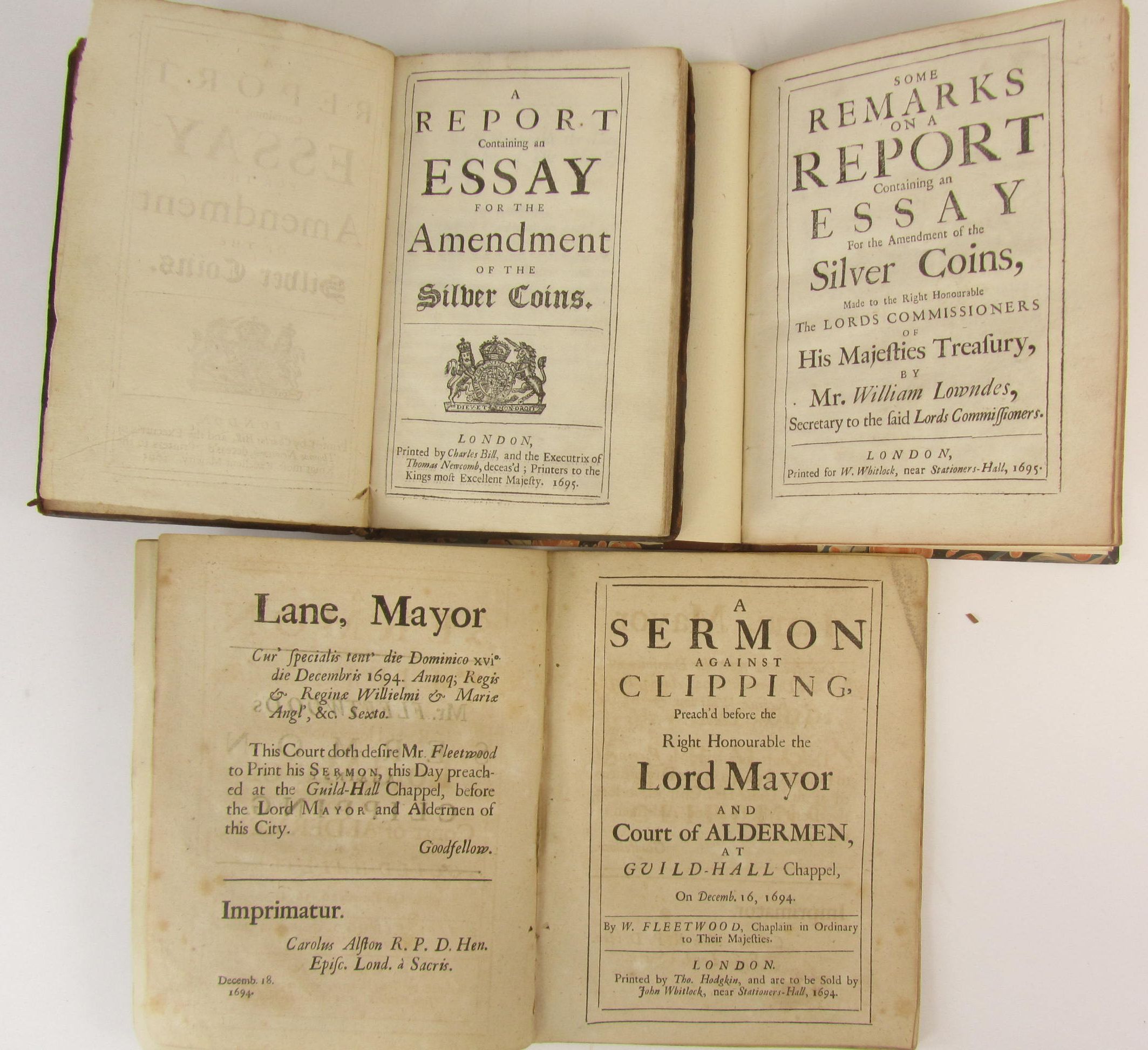 Coins and Coinage, 3 works, comprising Fleetwood, W.