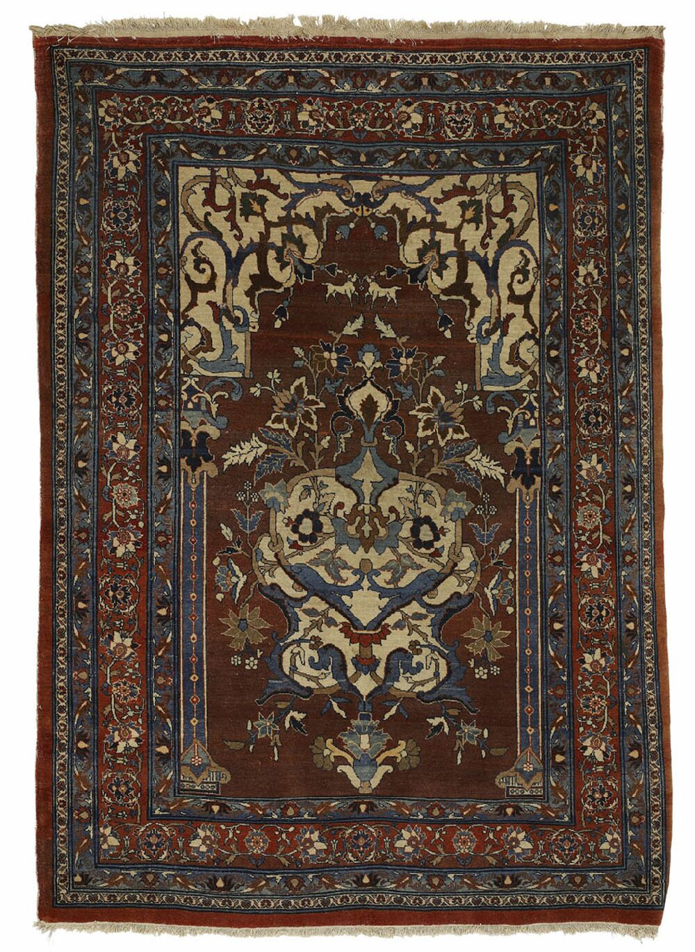 An Isfahan prayer rug
