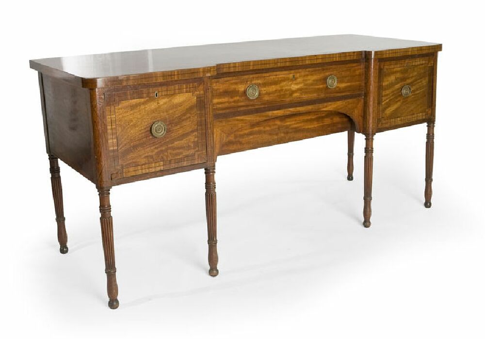 A Regency mahogany sideboard