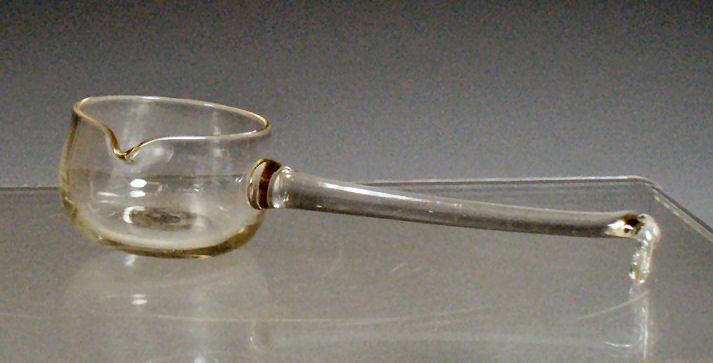 A late 18th century punch glass ladle