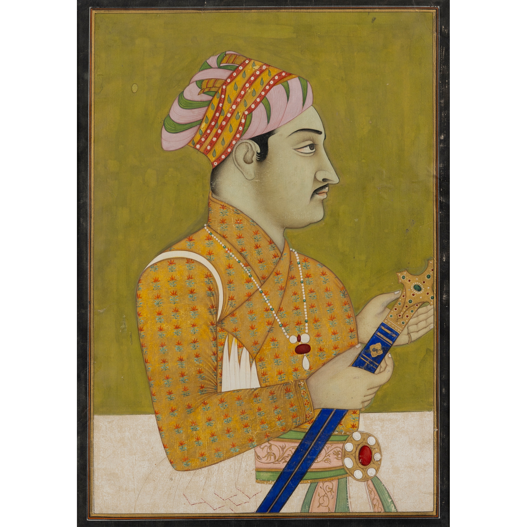 PORTRAIT OF A MUGHAL PRINCE, POSSIBLY SULTAN MURAD MIRZA, SON OF MUGHAL EMPEROR AKBAR