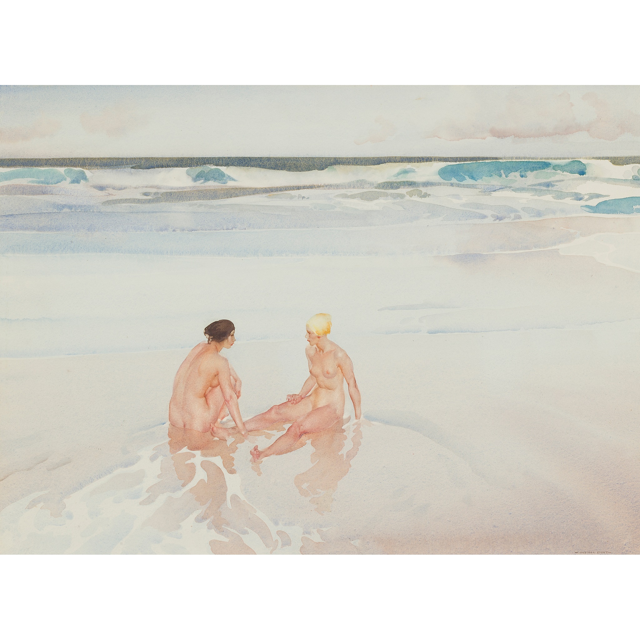 SIR WILLIAM RUSSELL FLINT P.R.A., P.R.W.S., R.S.W., R.O.I., R.E. (SCOTTISH 1880-1969)
