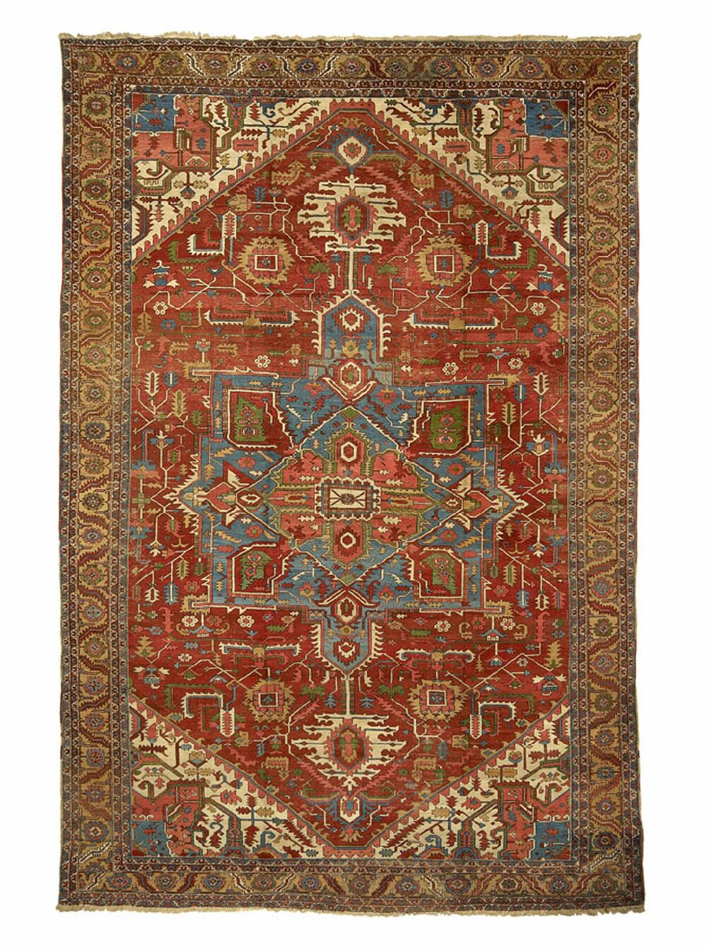 A large Heriz carpet