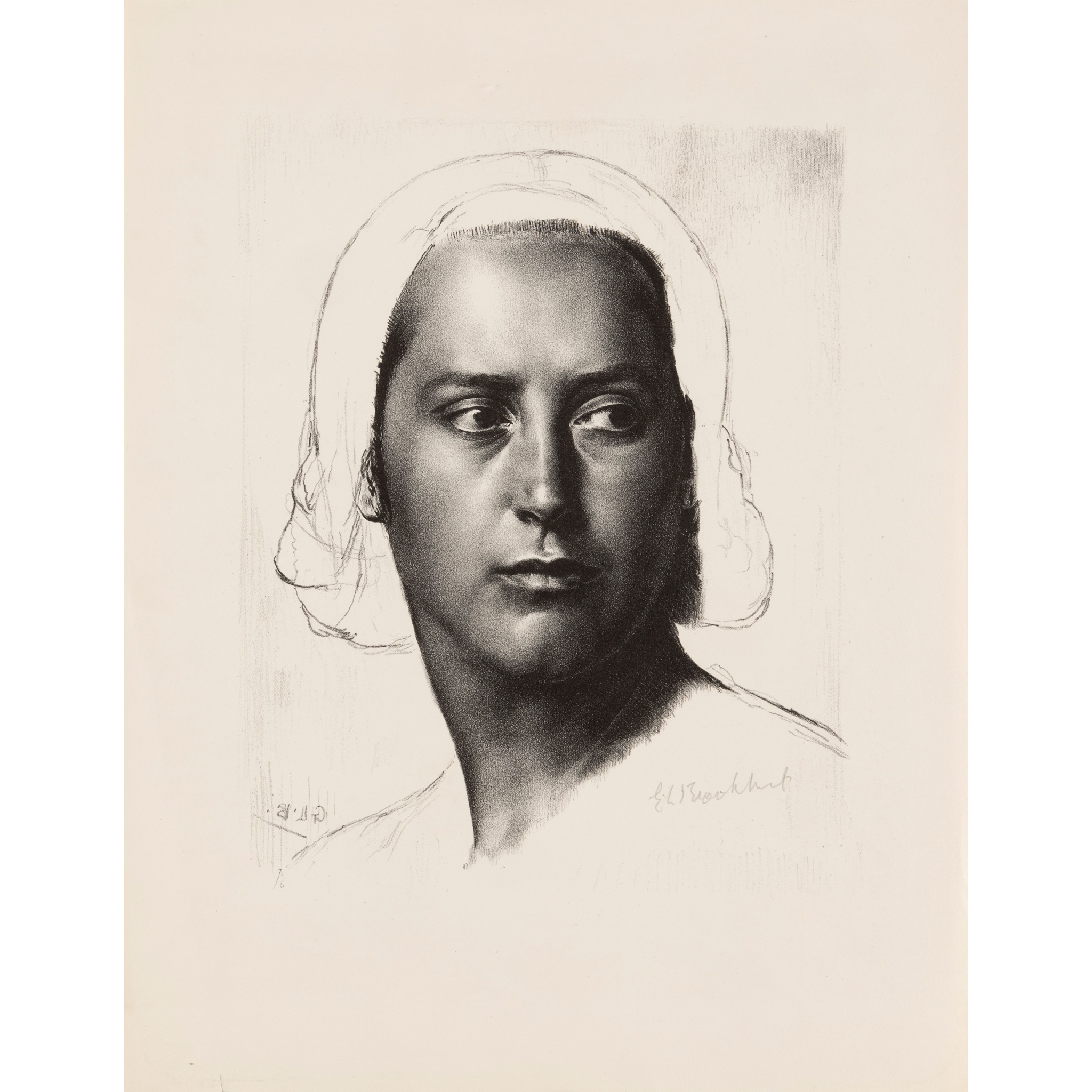 Gerald Leslie Brockhurst (British 1890-1978)