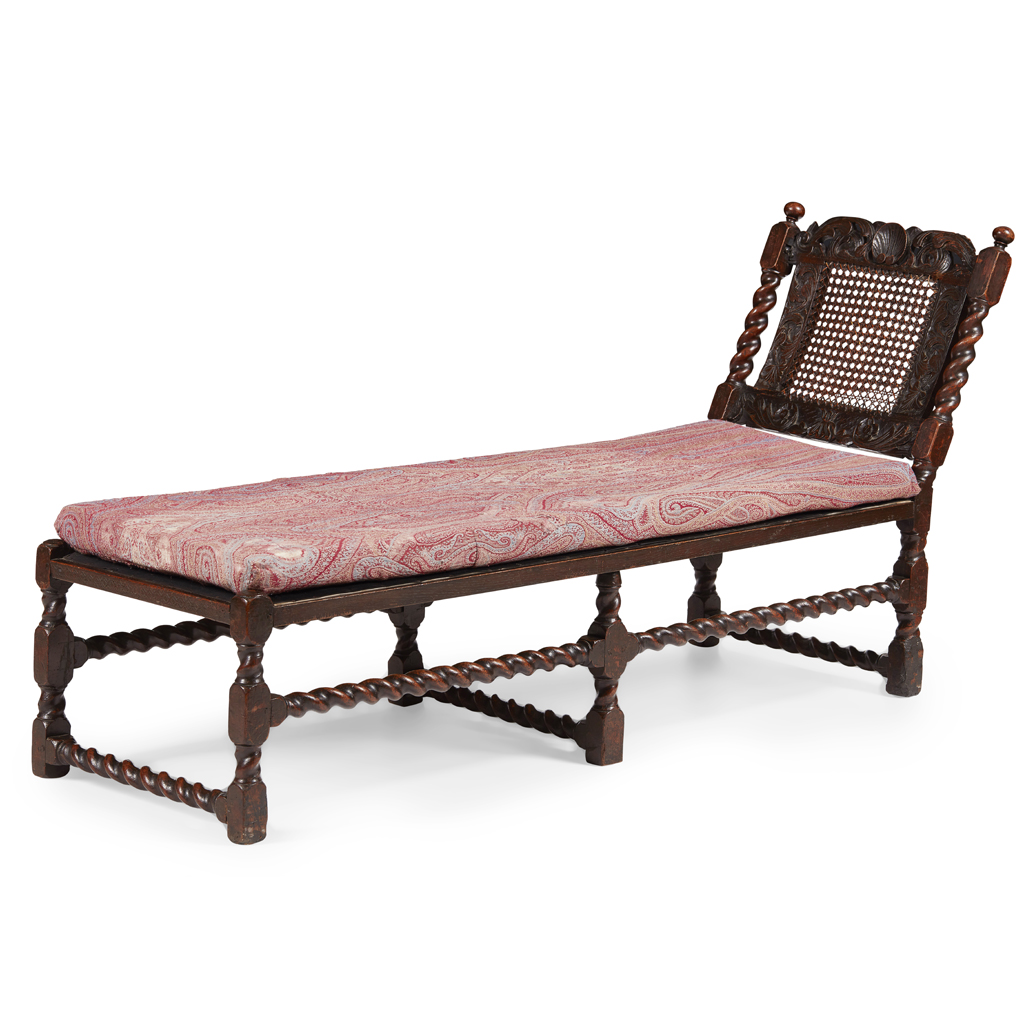 WILLIAM AND MARY OAK DAY BED