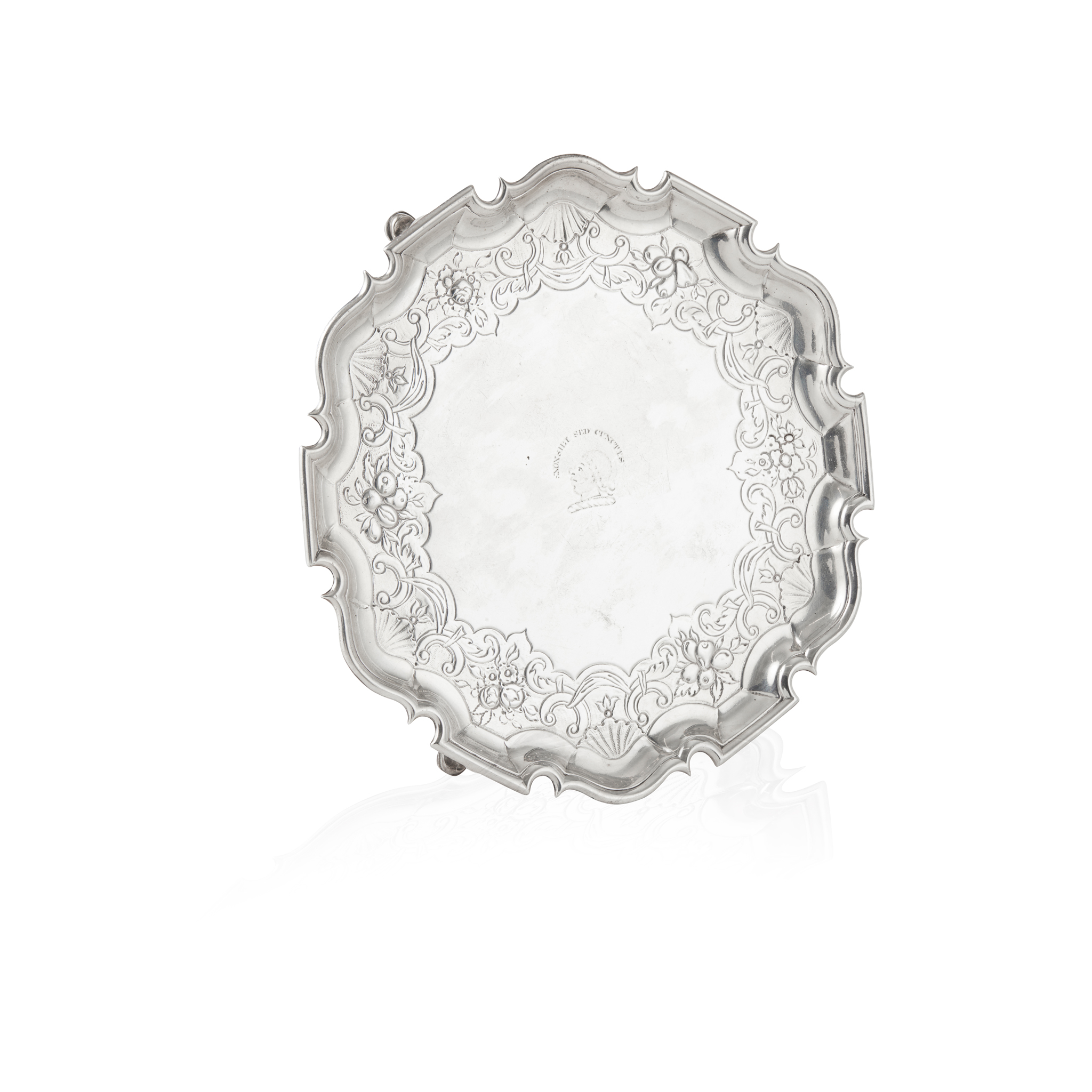 A GEORGE II SALVER