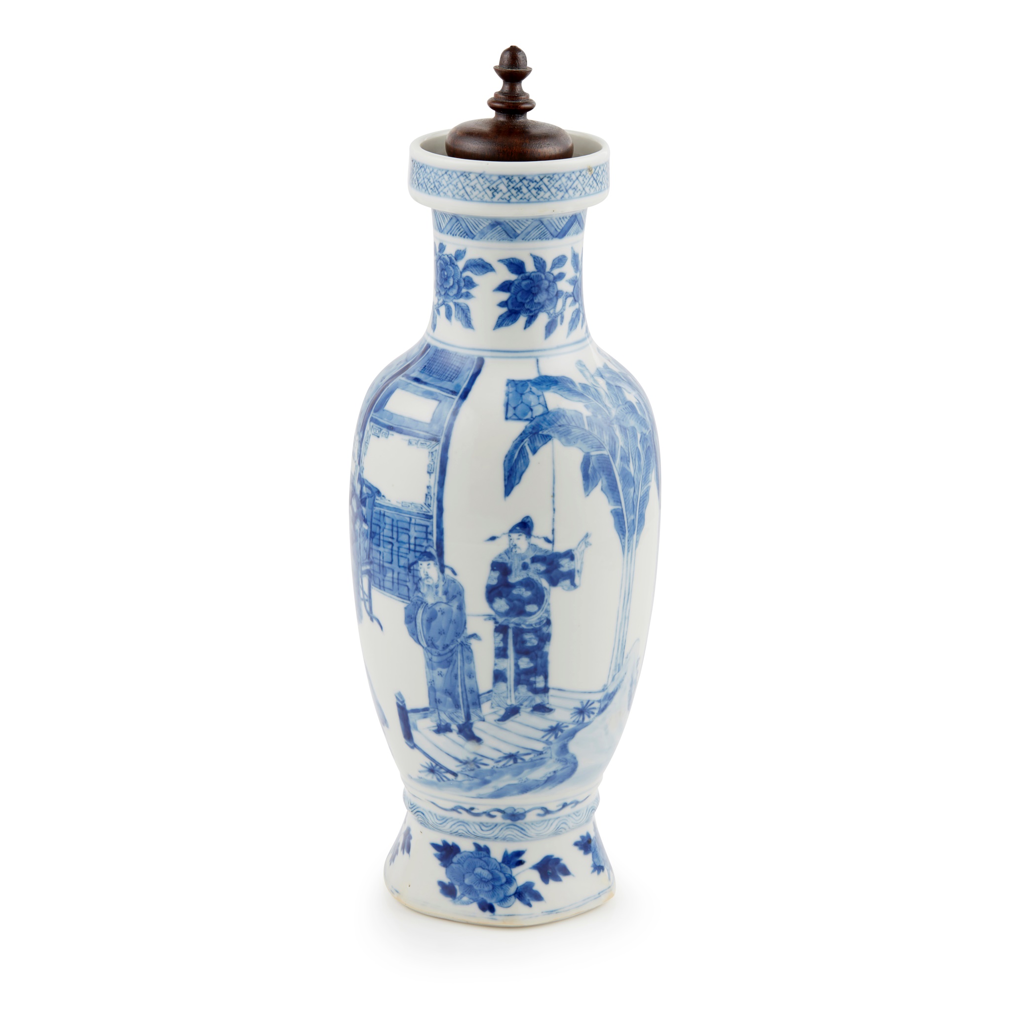 BLUE AND WHITE 'GUO ZIYI'S BANQUET' VASE