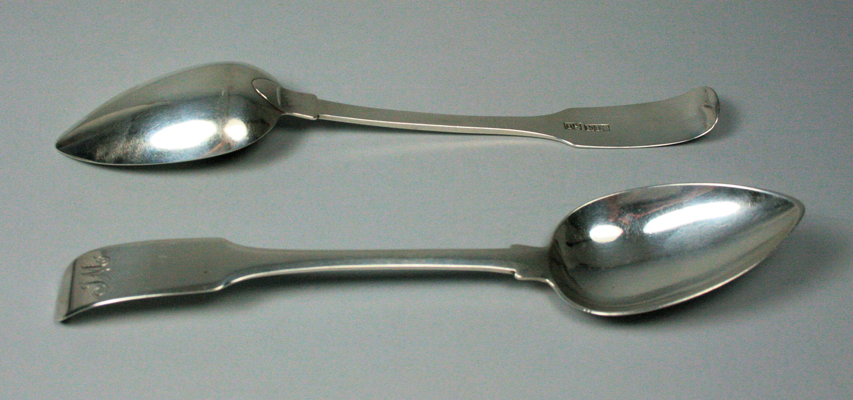 Elgin - a pair of Scottish provincial tablespoons