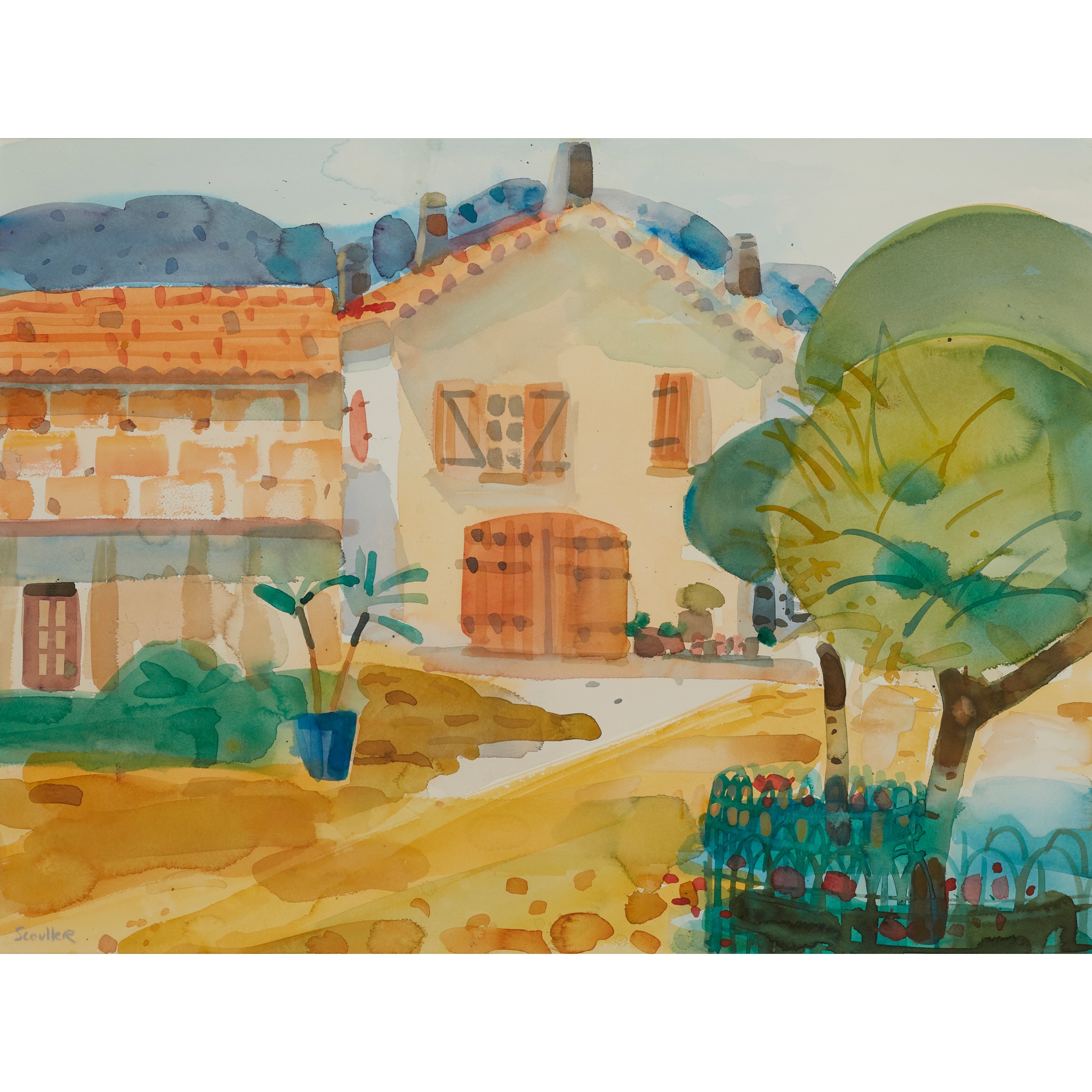 GLEN SCOULLER R.S.W., R.G.I. (SCOTTISH 1950-)