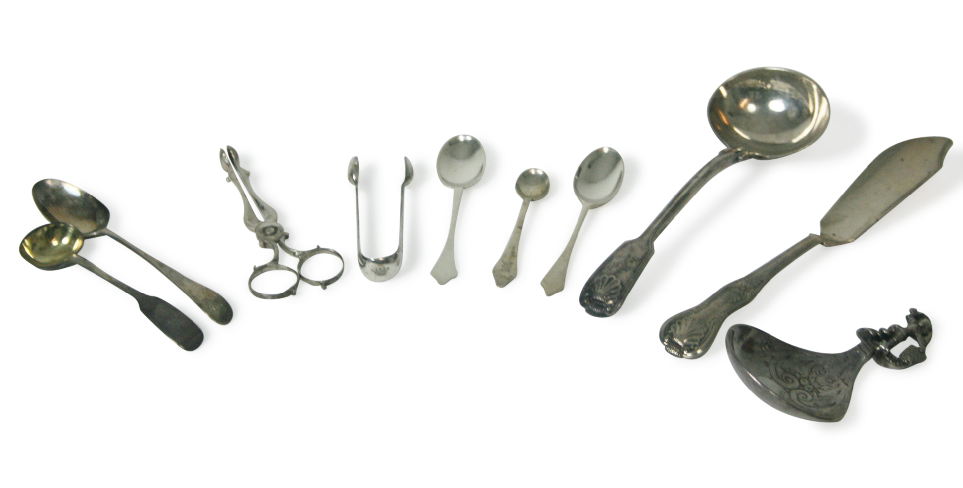 LARGE COLLECTION OF SILVER FLATWARE