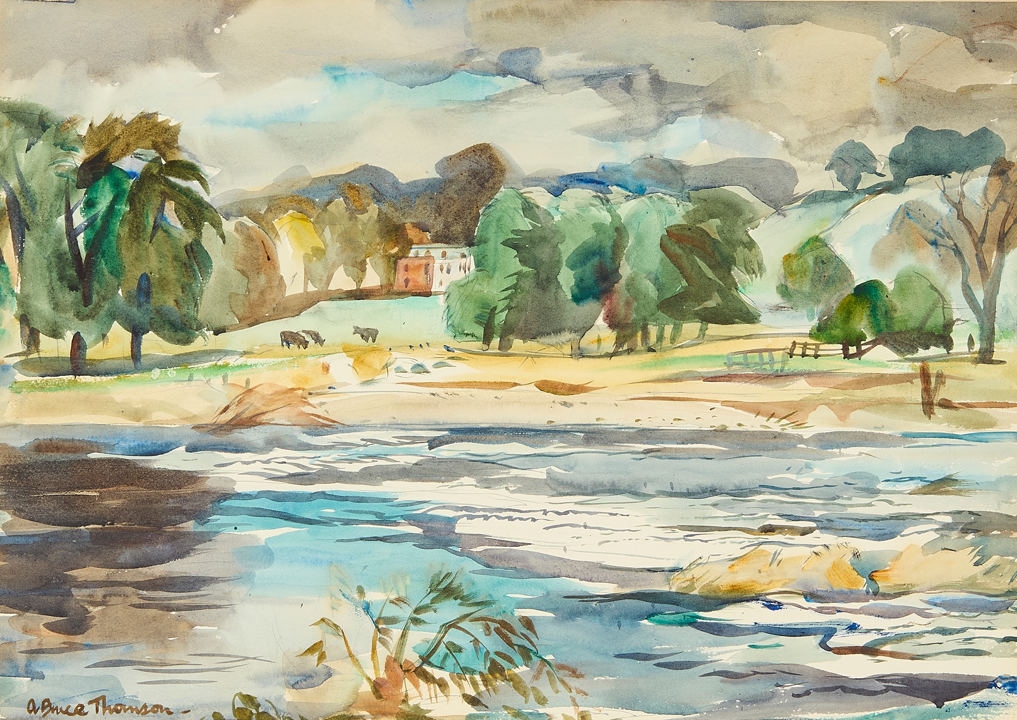 ADAM BRUCE THOMSON O.B.E., R.S.A., P.P.R.S.W., H.R.S.W. (SCOTTISH 1885-1976)