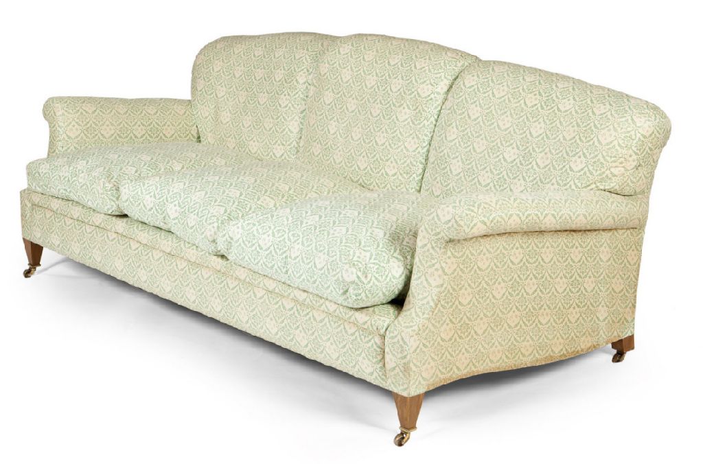 LENYGON & MORANT 'HOWARD' THREE SEATER SETTEE