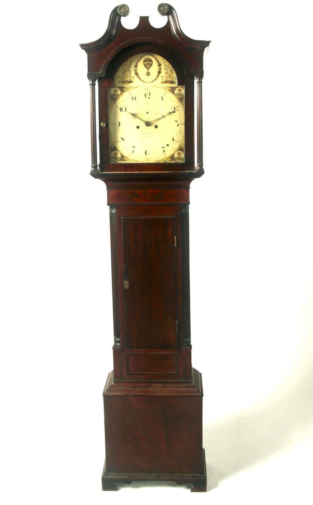 A George III mahogany longcase clock By J Campbell