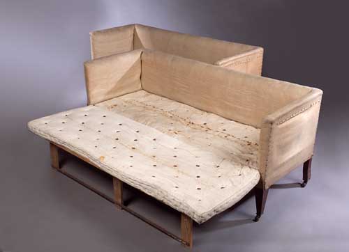 A pair of early 19th century sofas