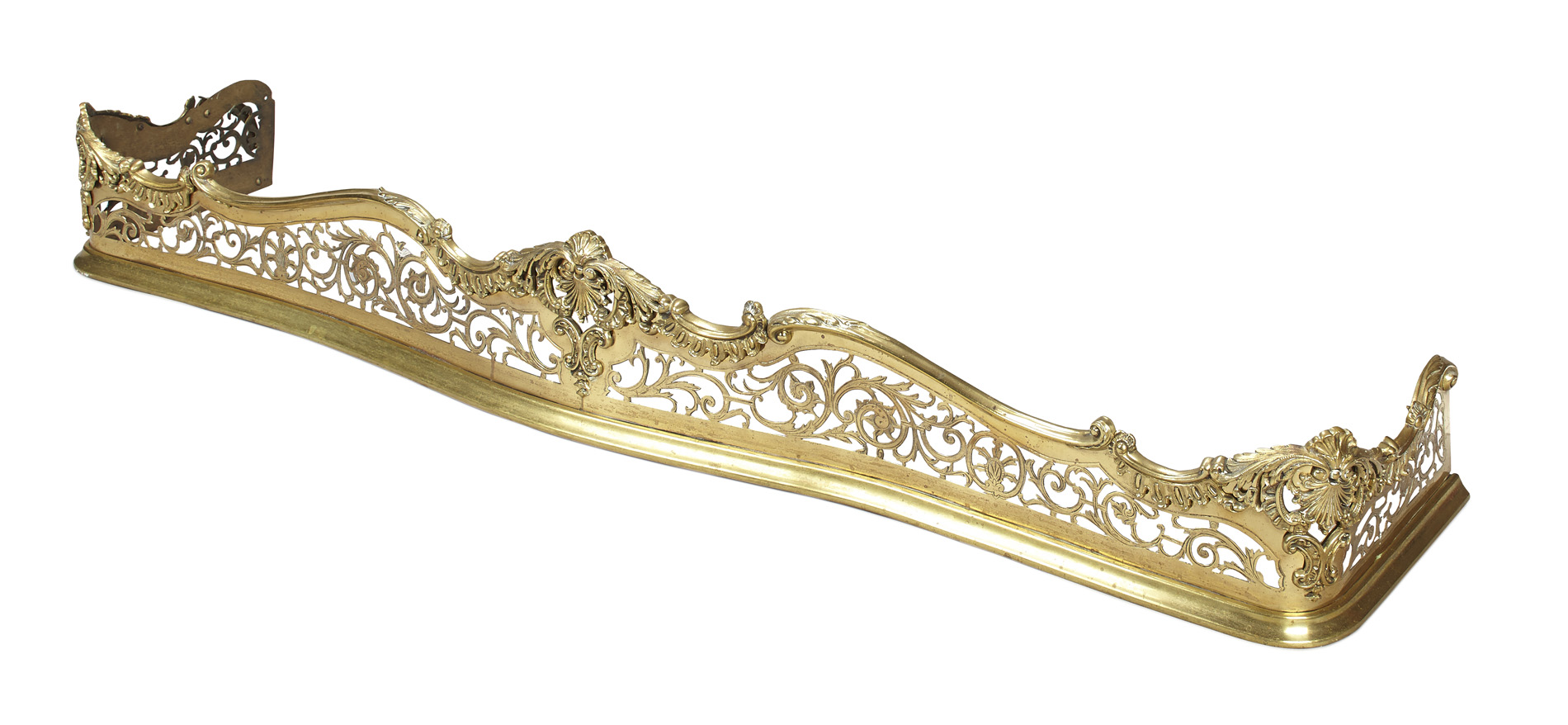 VICTORIAN BRASS FENDER