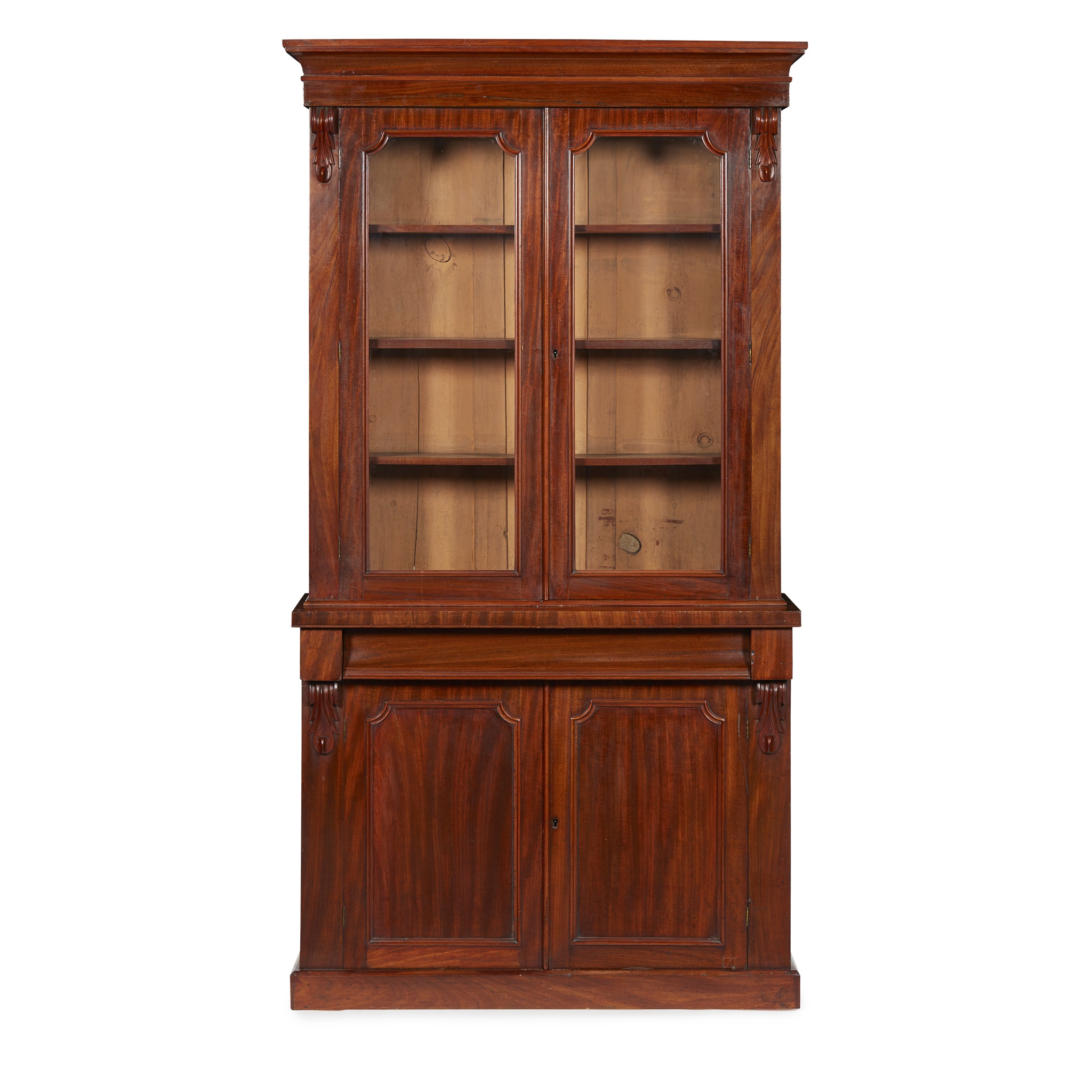 VICTORIAN MAHOGANY SMALL BOOKCASE