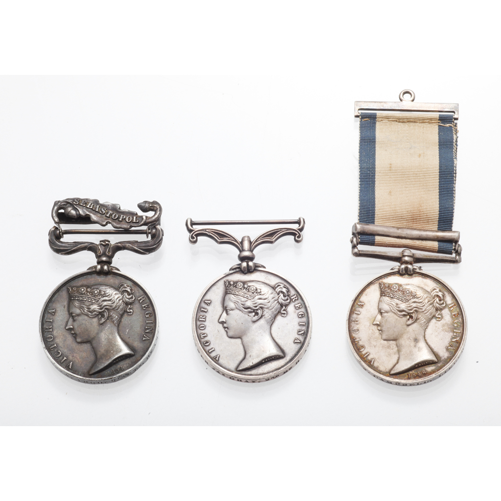Three Victorian Campaign medals