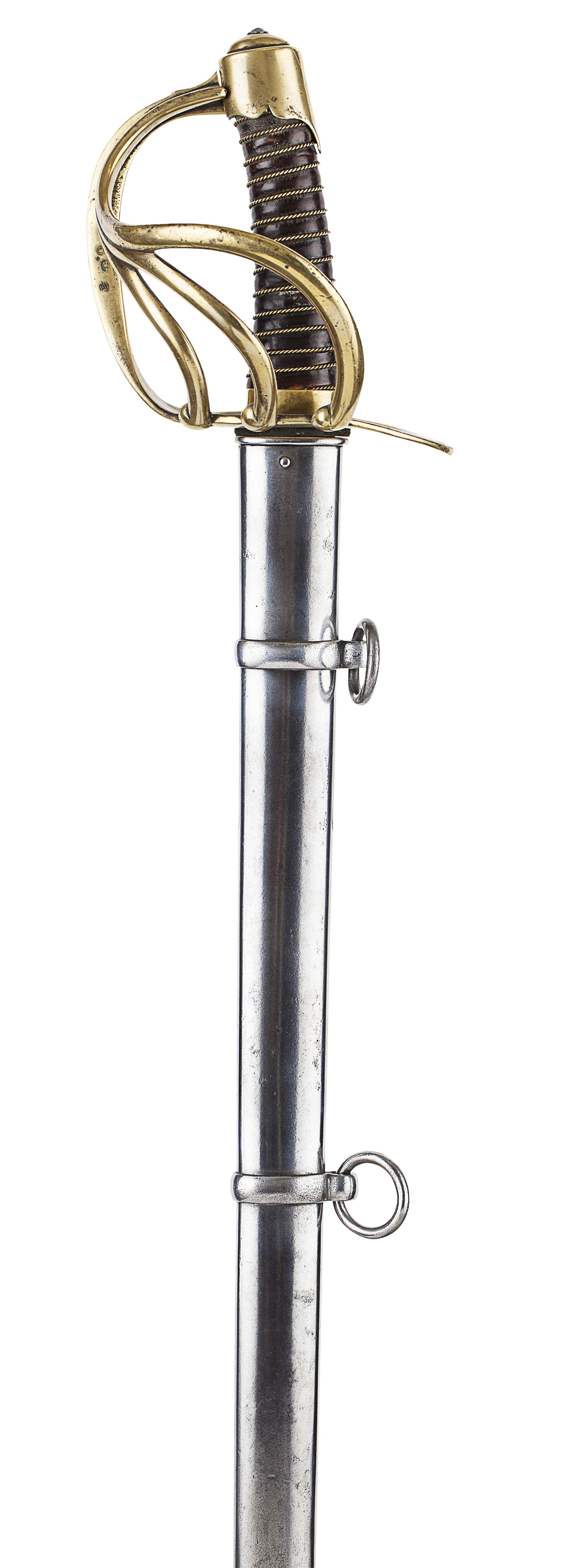 LATE NAPOLEONIC FRENCH CUIRASSIER'S SWORD