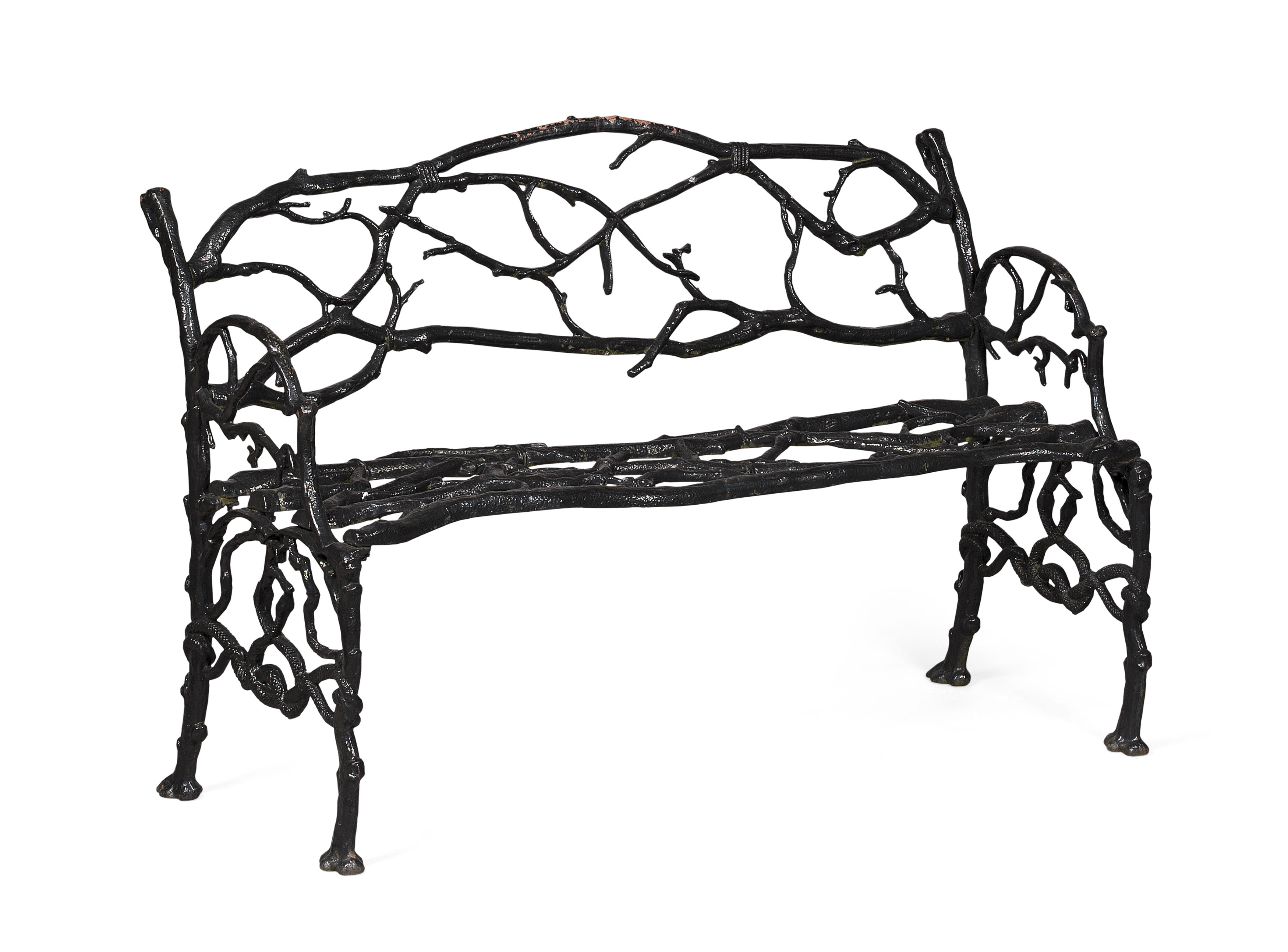 VICTORIAN CAST IRON GARDEN BENCH