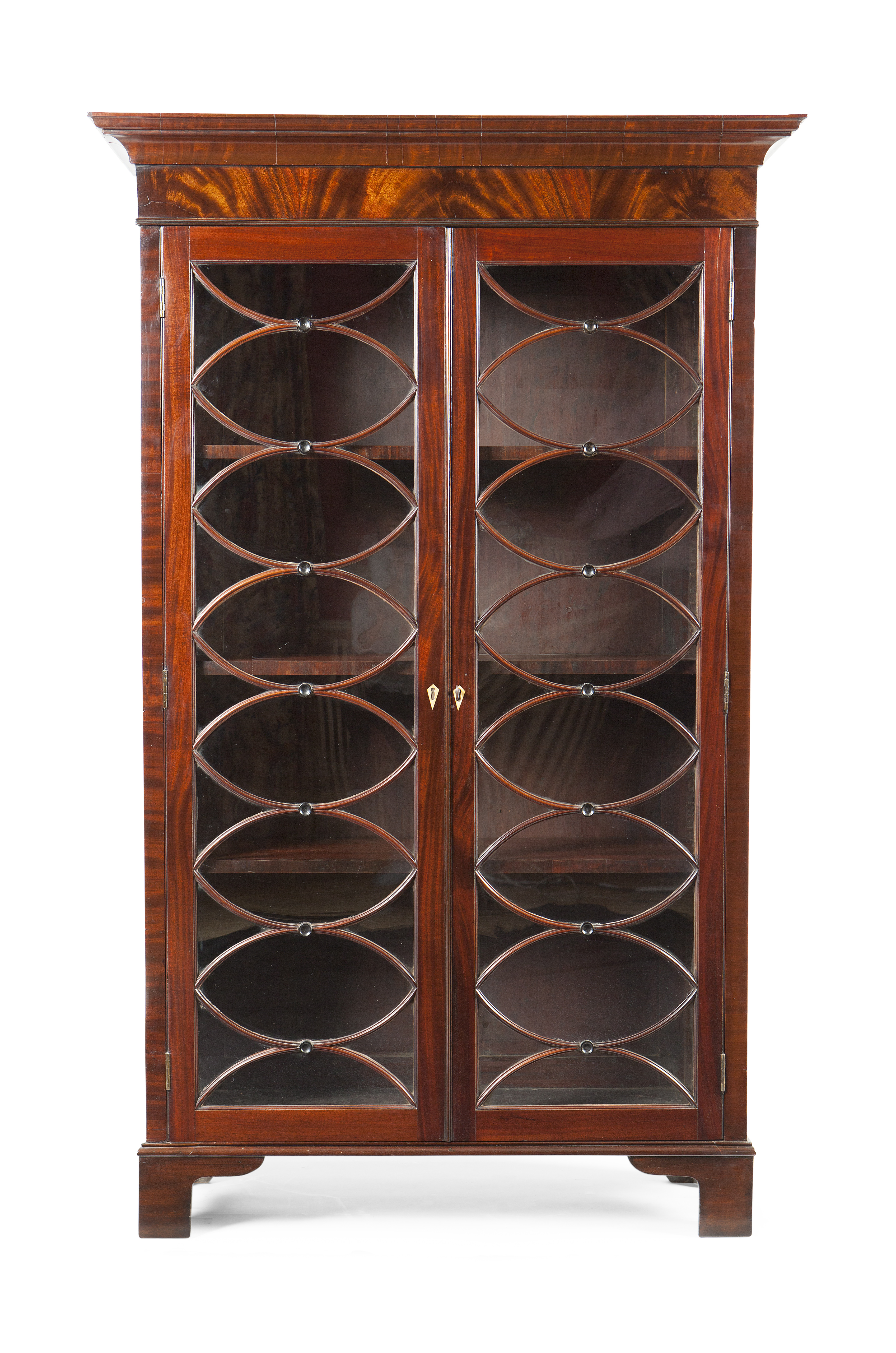 MAHOGANY DISPLAY CABINET
